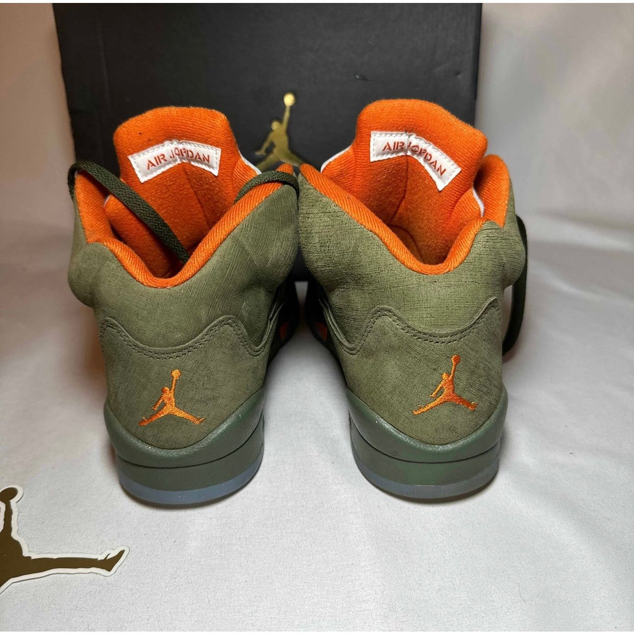 Jordan Brand × Nike Size 6.5 - Air Jordan 5 Retro GS Olive 2024 Men's Shoes Size US 6.5 / EU 39-40 - 5 Thumbnail