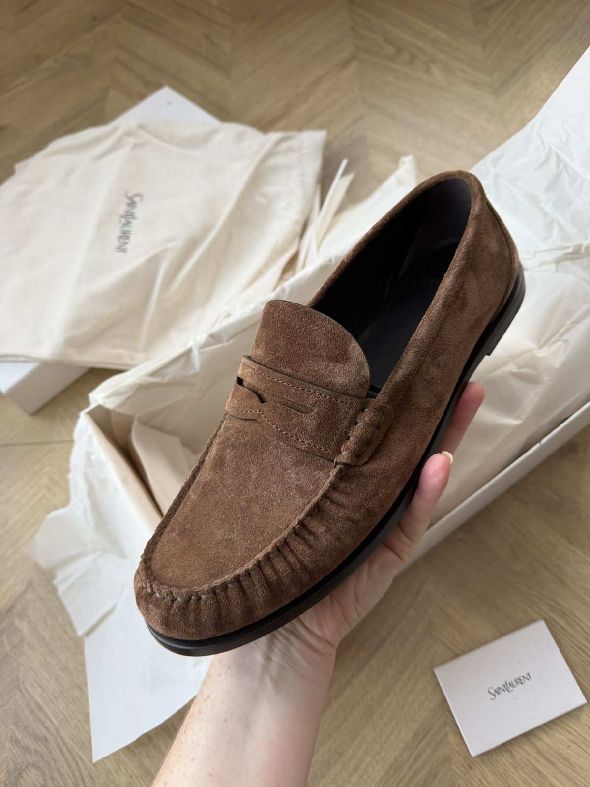 Saint Laurent Paris Saint laurent loafers Size US 11 / EU 44 - 11 Thumbnail