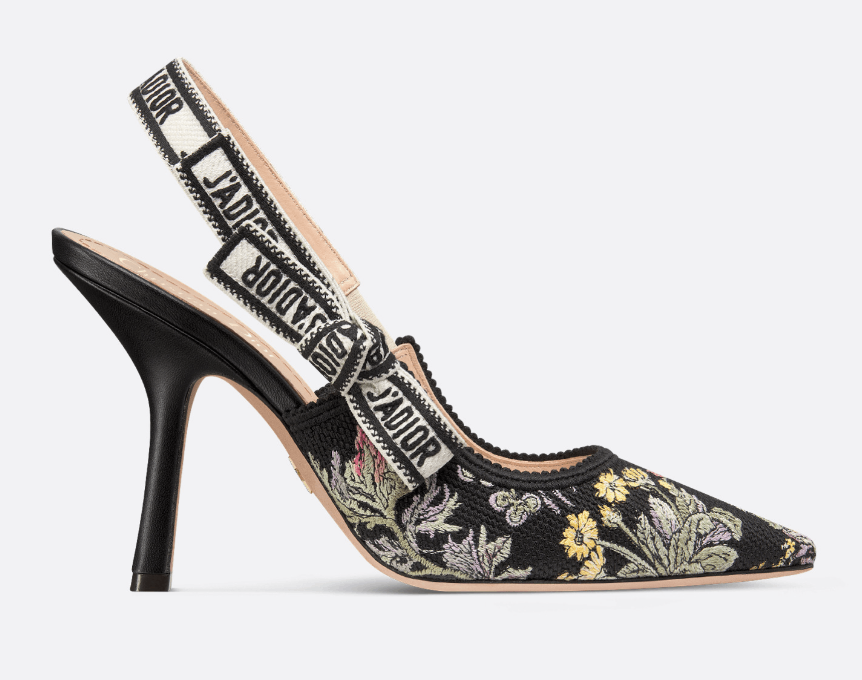 Dior Dior J'adior Chardons Floral Slingback Pump Sandal Heel 38 Size US 8 / IT 38 - 3 Thumbnail