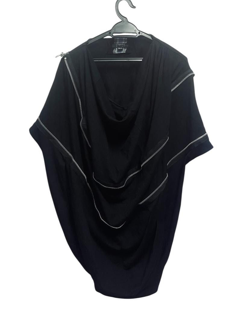 Japanese Brand Atsuro Tayama Asymmetric Zipper Cape Runway Size US M / EU 48-50 / 2 - 1 Thumbnail