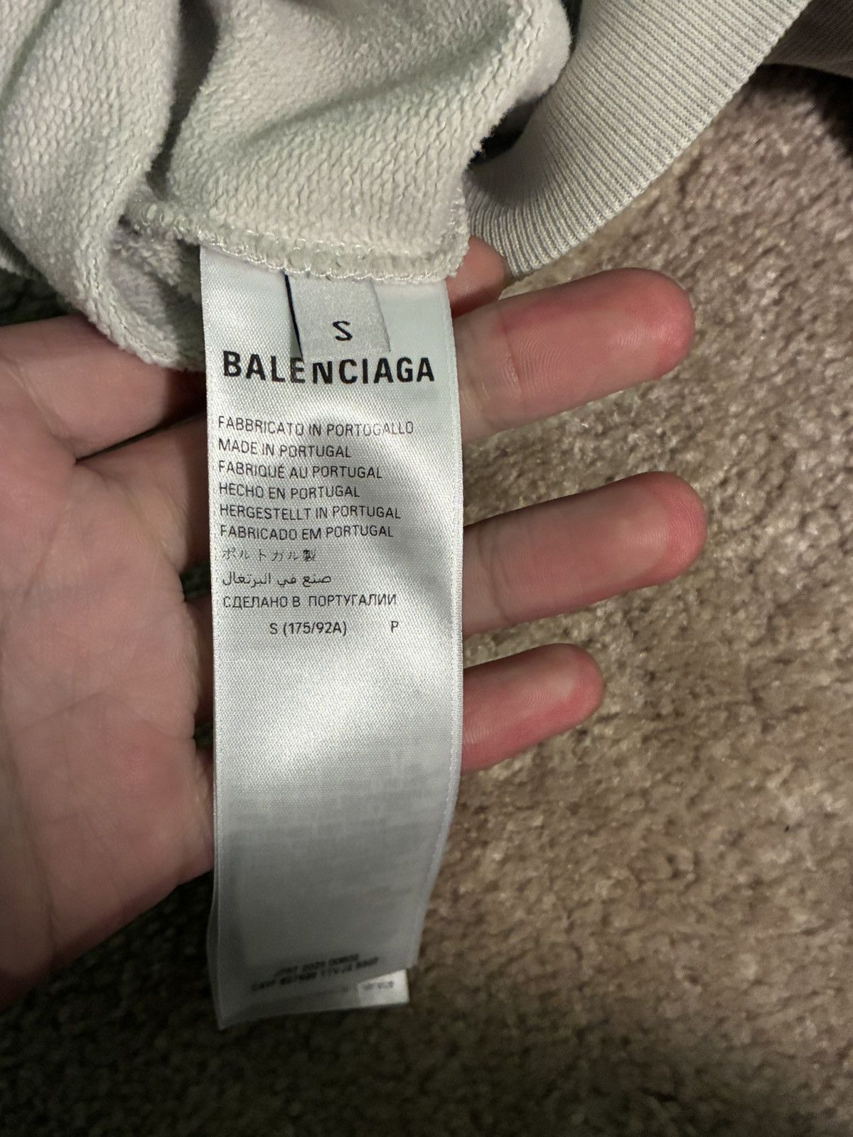 Balenciaga balenciga polo hoodie off-white Size US S / EU 44-46 / 1 - 4 Thumbnail