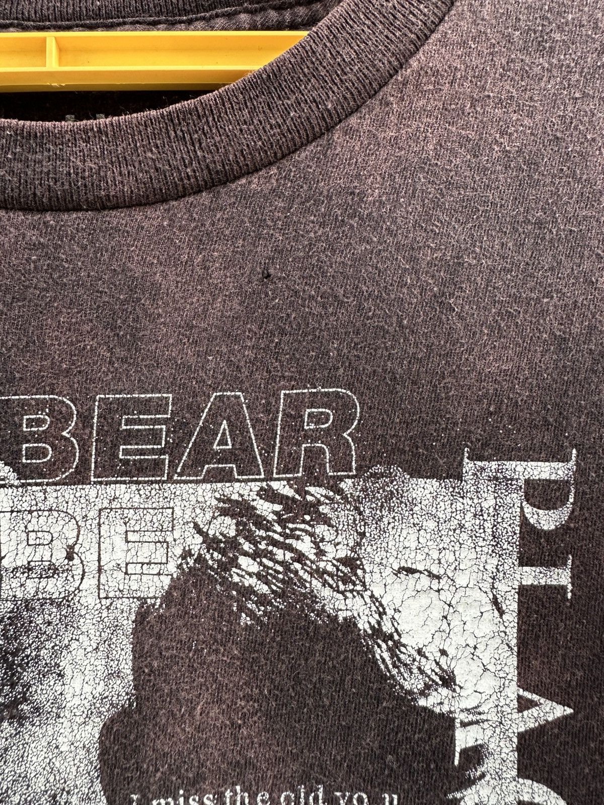 Band Tees Thrashed Black Bear Canadian Band Sun Faded Grunge Tee Size US M / EU 48-50 / 2 - 3 Thumbnail