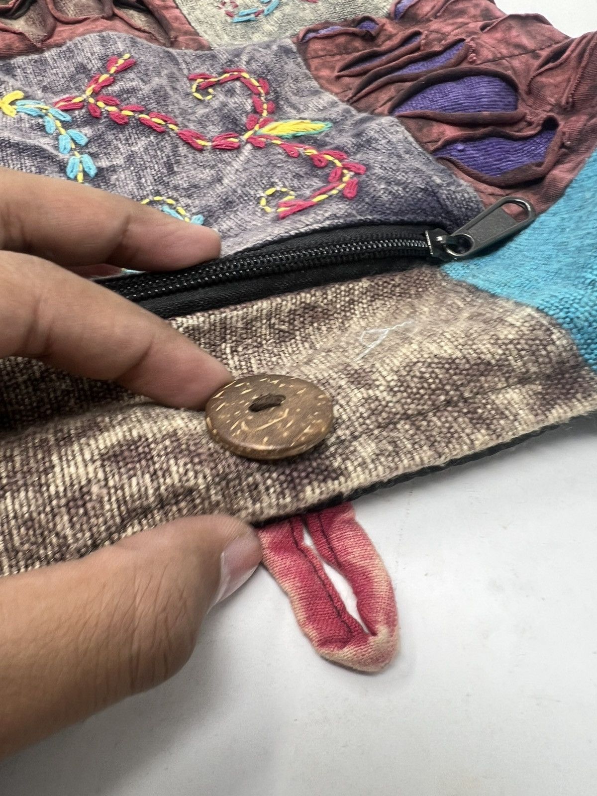 If Six Was Nine Hobo Hippie Patchwork Shoulder Bag Size ONE SIZE - 11 Thumbnail