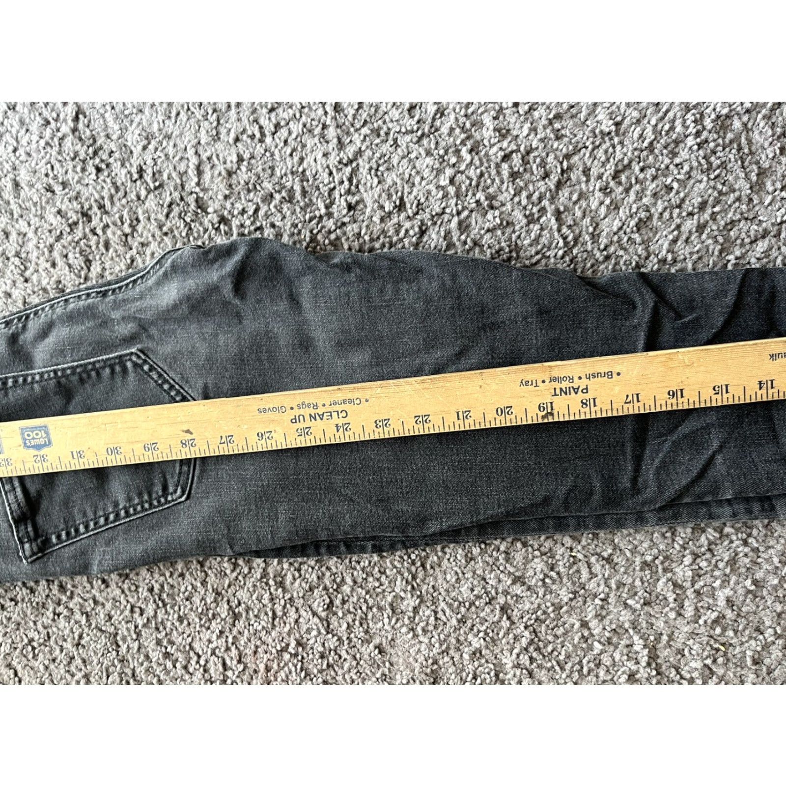 Gap GAP Women's Black Denim Jeans True Skinny High Rise Size 26R Size 26" / US 2 / IT 38 - 7 Thumbnail