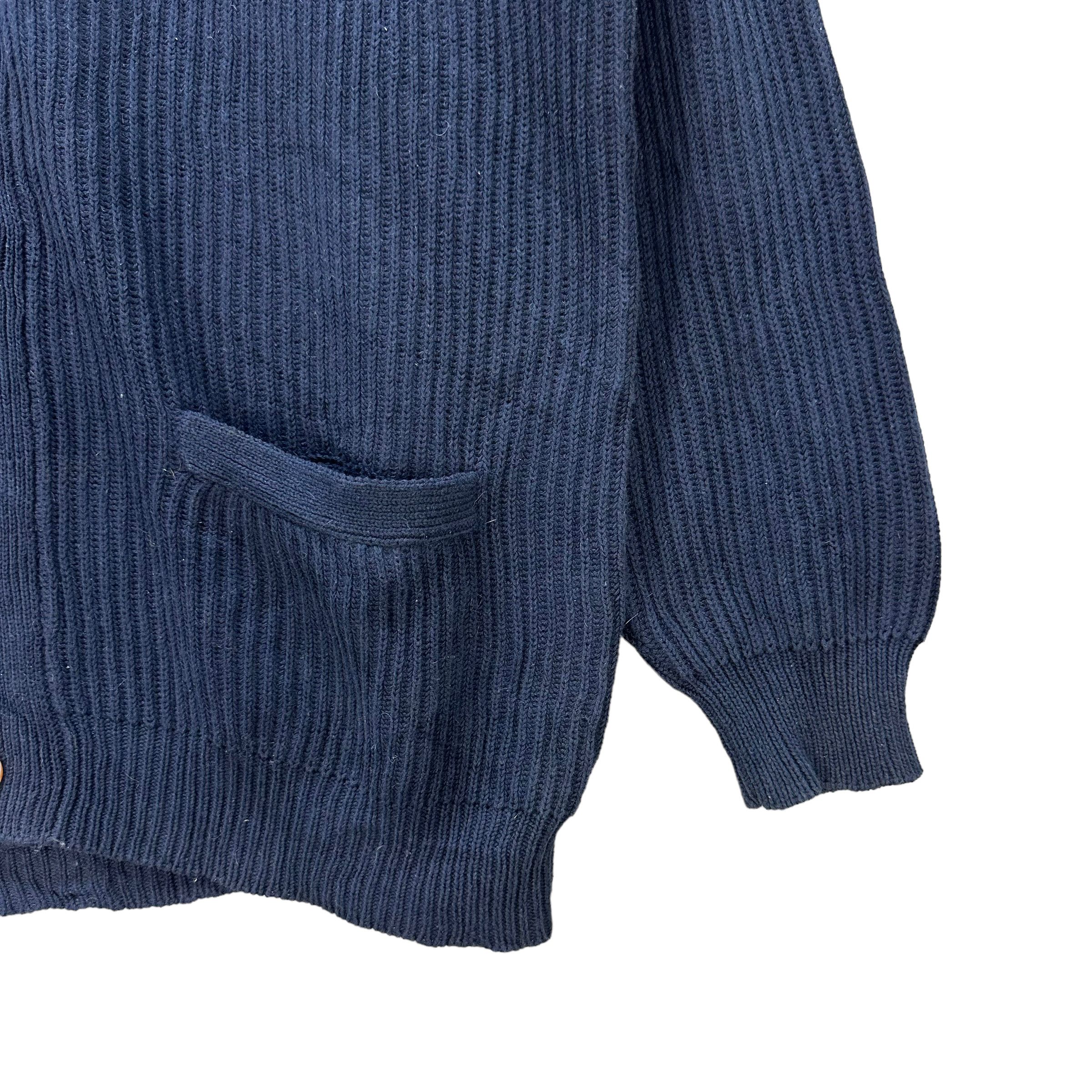 Japanese Brand P.P.C AG LOGO KNITTED CARDIGAN #8616-017 Size US L / EU 52-54 / 3 - 5 Thumbnail