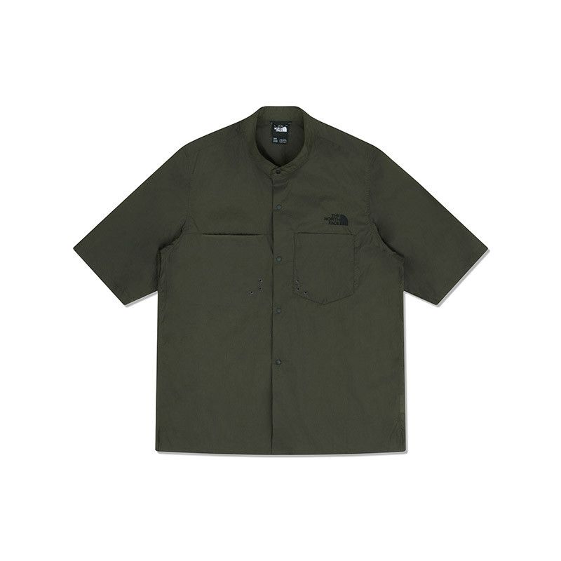 The North Face Urban Exploration BAND COLLAR CLIMBING SHIRT Military Olive Size US M / EU 48-50 / 2 - 10 Thumbnail