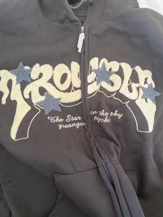 Japanese Brand × Vintage Letter Embroidery Hoodies Size US XL / EU 56 / 4 - 4 Thumbnail