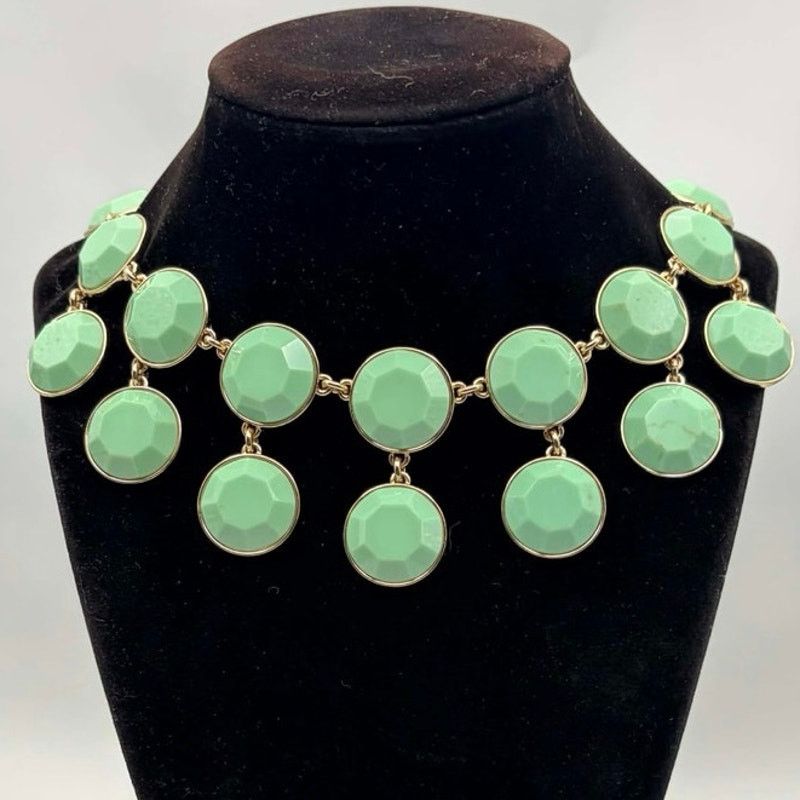 Other Turquoise & Gold Drop Necklace Size ONE SIZE - 1 Thumbnail