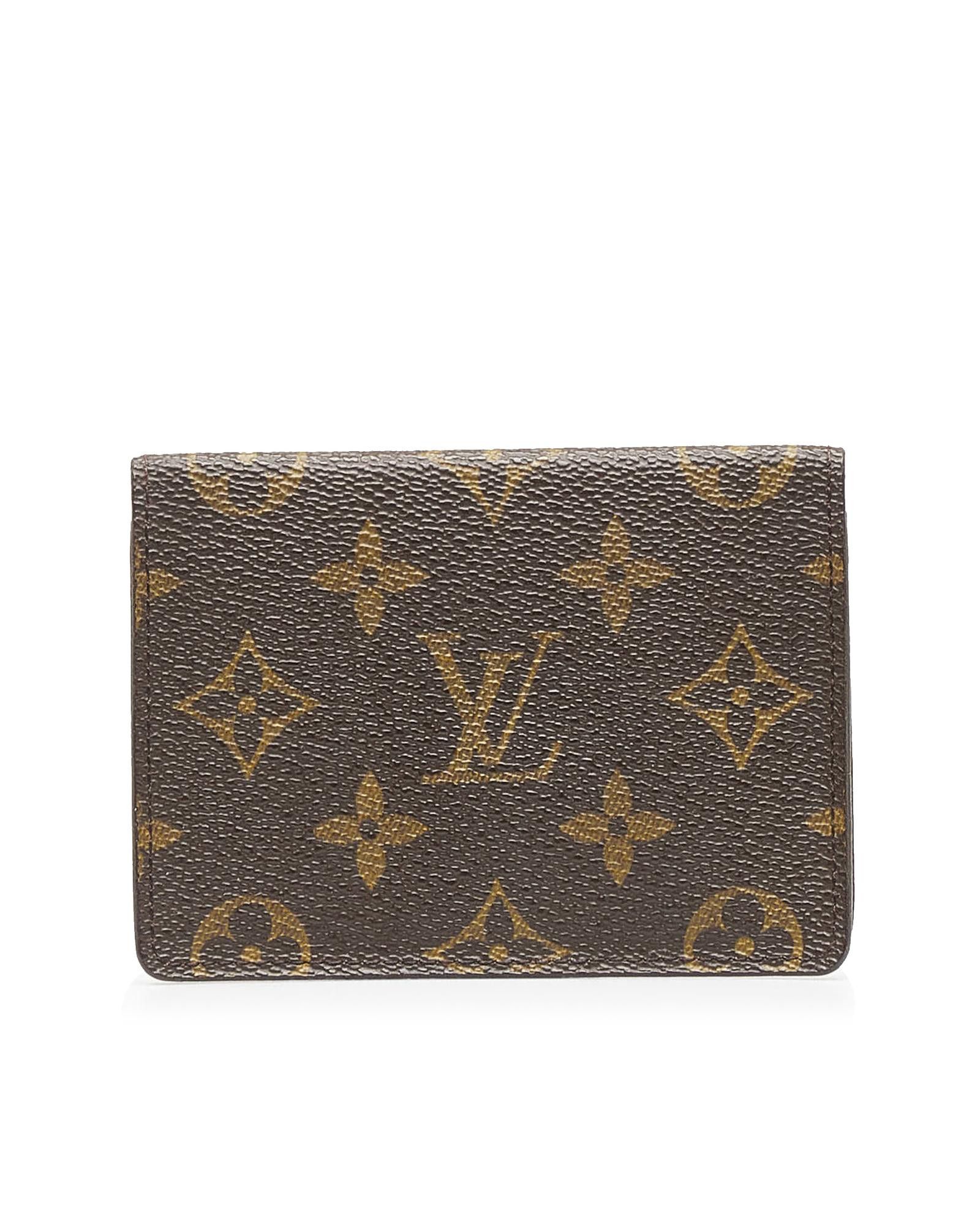 LOUIS VUITTON Key Case Coin Monogram Pochette Cle Canvas/Metal Brown/Gold  Unisex M62650