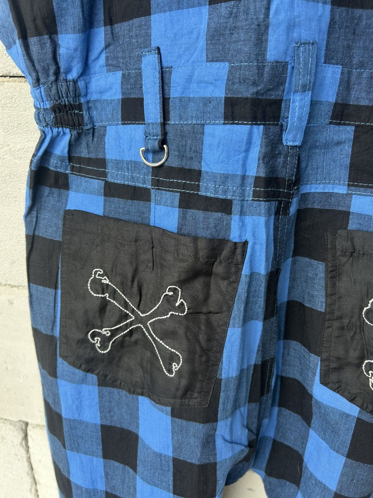 Hysteric Glamour Super Lovers Tokyo Blue Checkered Coverall Size US 32 / EU 48 - 13 Thumbnail