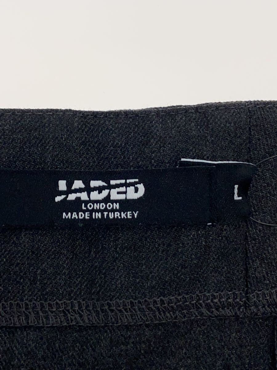 Jaded London Steel Pleated Skirt Grey