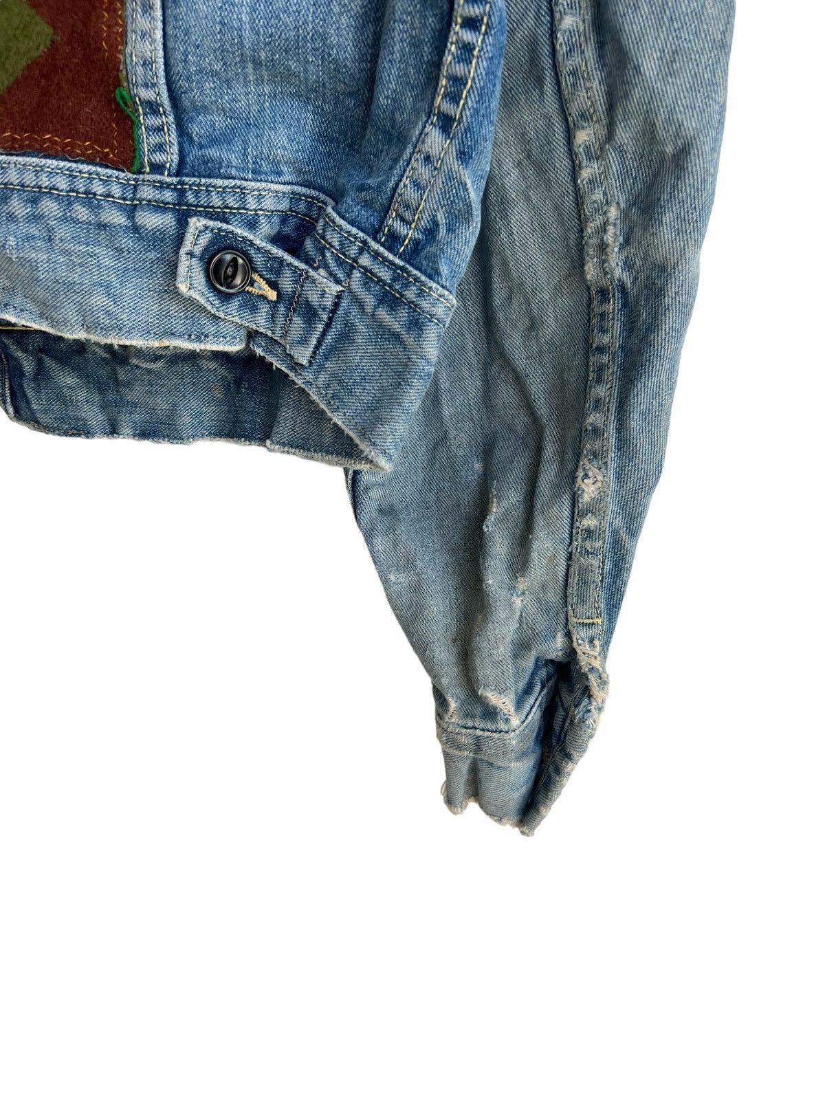 Lee TRUE GEM 1960s Lee Rider Navajo Hippies Trucker Denim Jacket Size US M / EU 48-50 / 2 - 9 Thumbnail