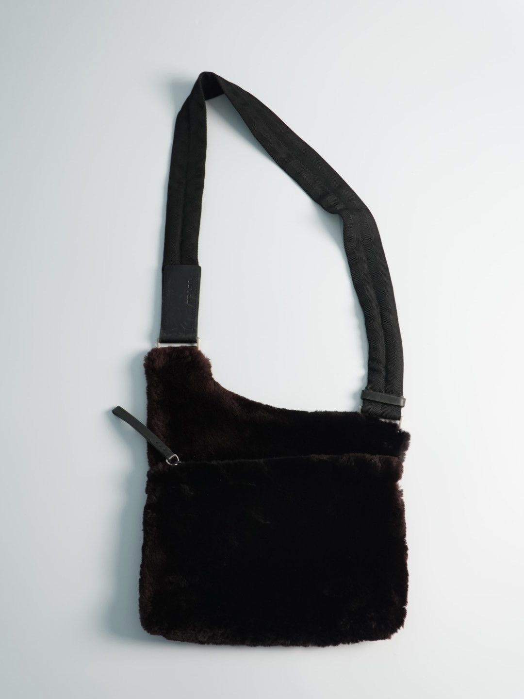 Prada Prada Sport Fur Jacket & Prada FW1999 Crossbody Bag Soft Fur Size US M / EU 48-50 / 2 - 2 Thumbnail