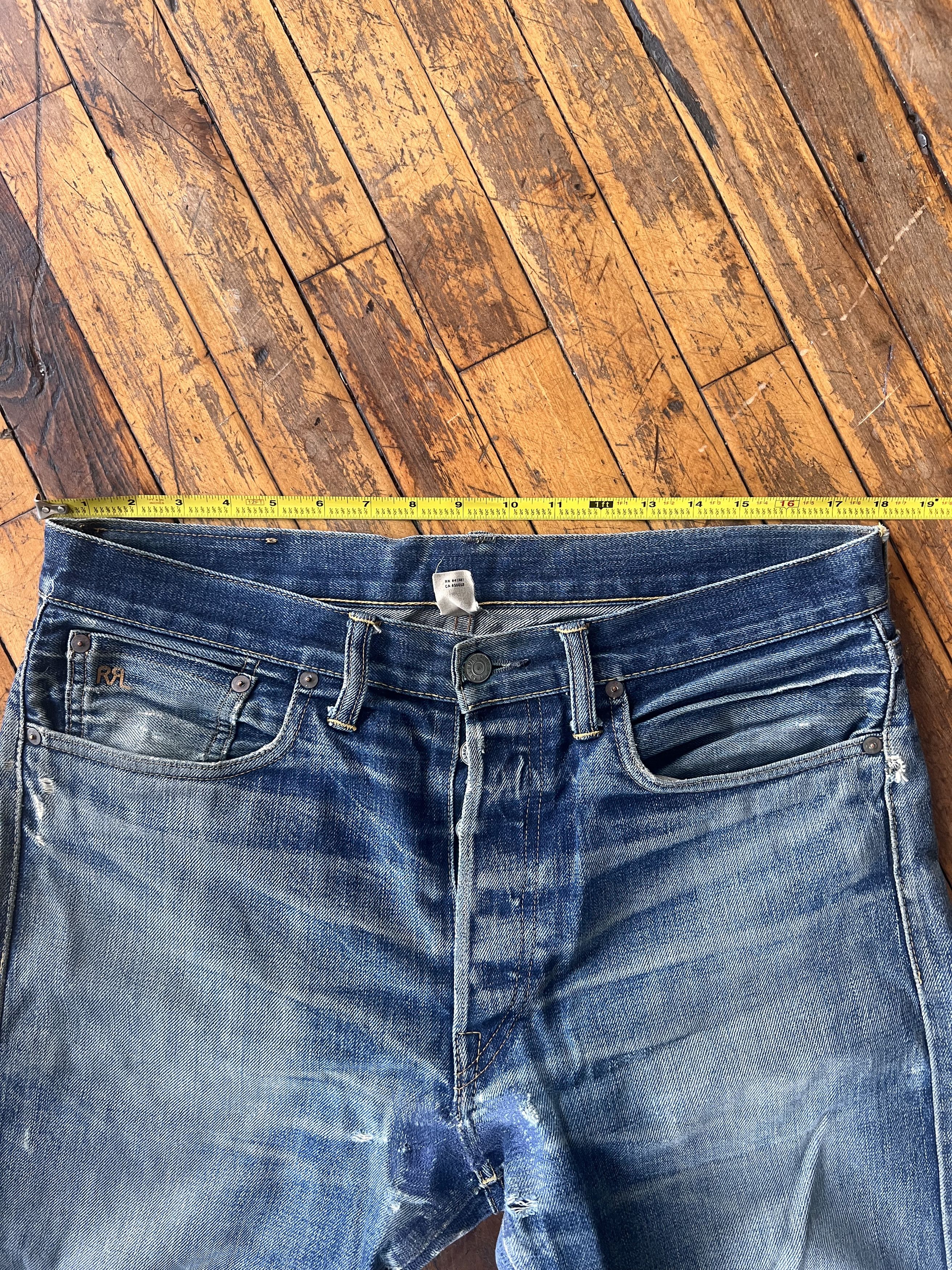 RRL Ralph Lauren RRL Straight Raw Denim - 32 x 30 Size US 32 / EU 48 - 7 Thumbnail