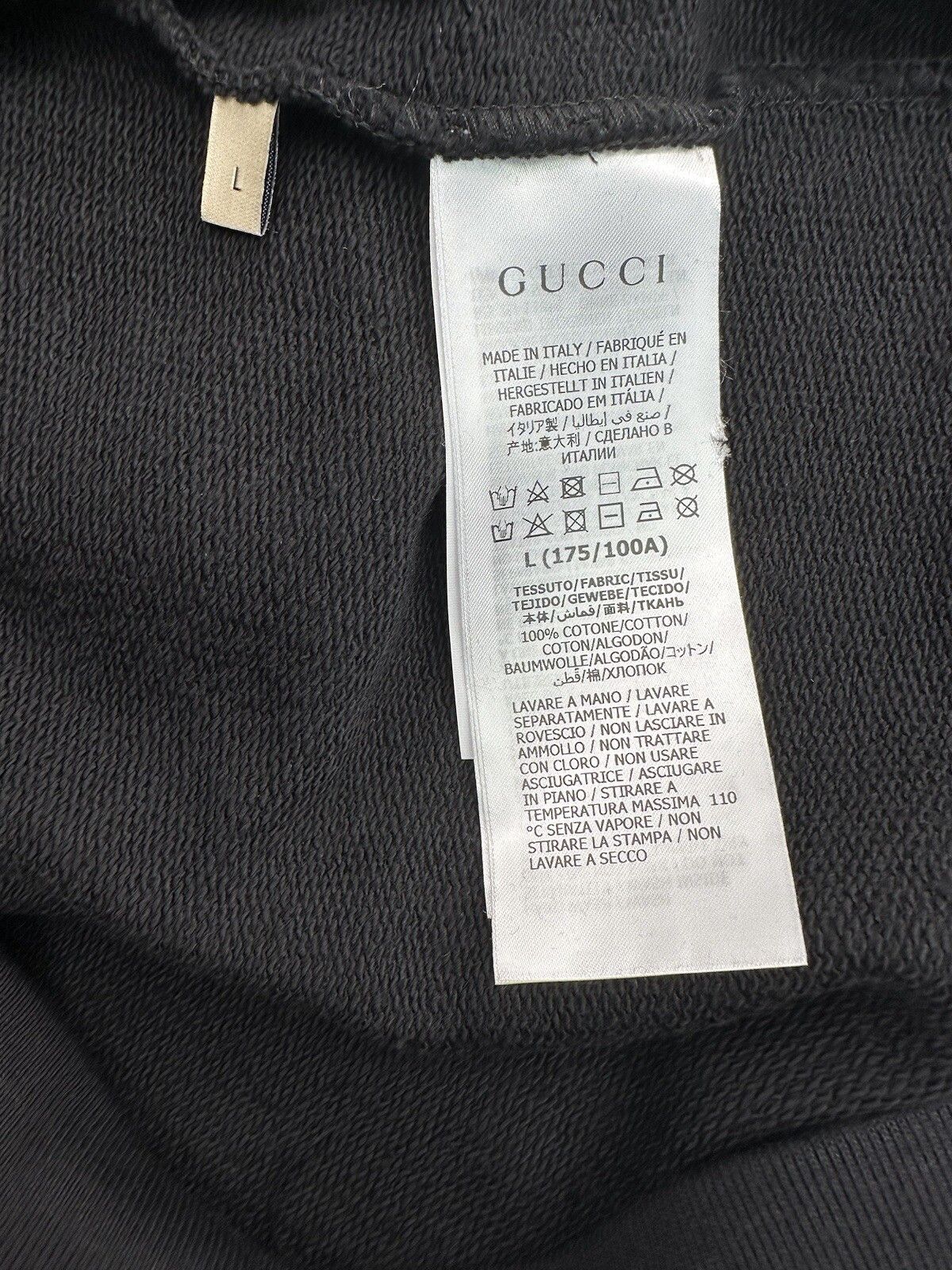 Gucci Size-L New Gucci Sweatshirt black Size US M / EU 48-50 / 2 - 9 Thumbnail