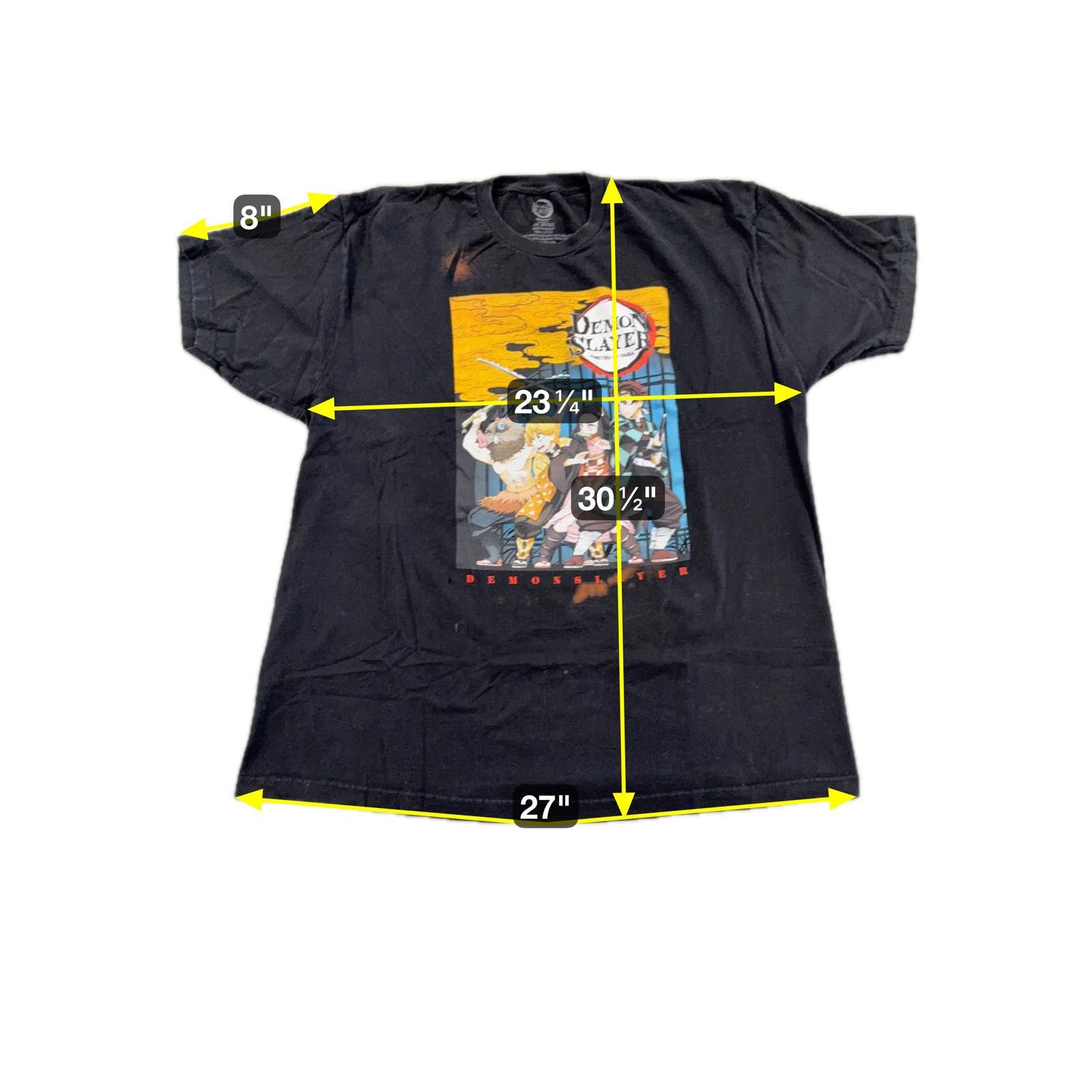 Designer Demon Slayer Kimetsu No Yaiba Anime T-Shirt Tanjiro - 2XL Size US XXL / EU 58 / 5 - 5 Thumbnail