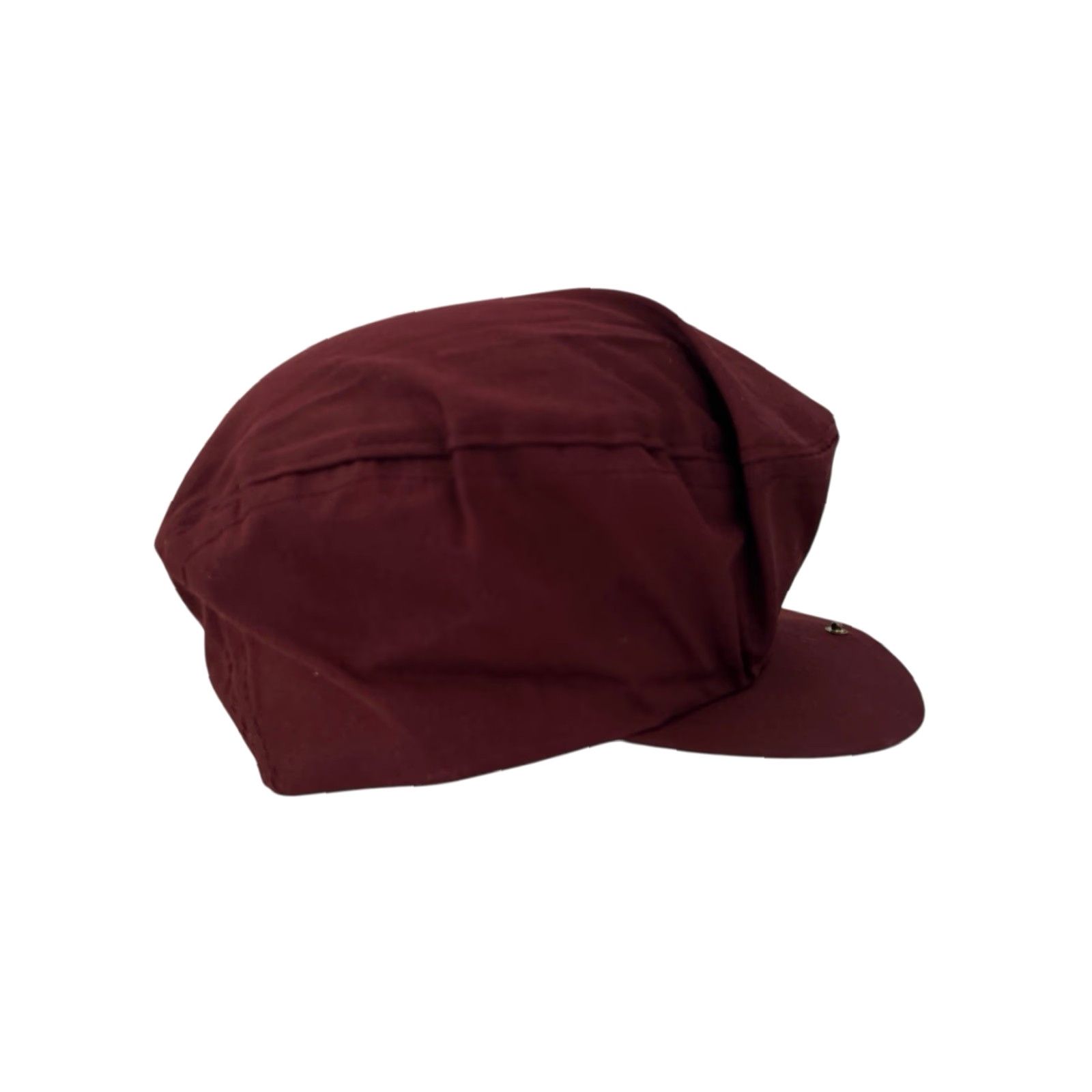 Vintage VINTAGE cabbie drivers flat cap hat Mens M burgundy 90s deadstock NWOT USA Made snap on bill NWOT Size ONE SIZE - 5 Thumbnail