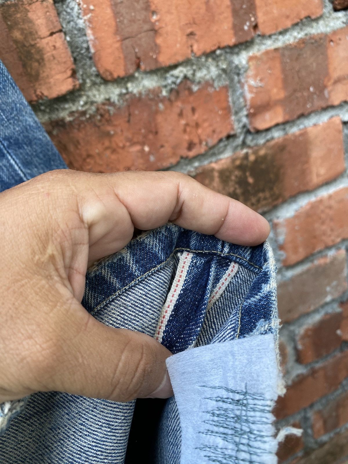 Levi's Vintage Clothing W30x30 Vintage levi's 503B Redline distressed big E Size US 30 / EU 46 - 5 Thumbnail