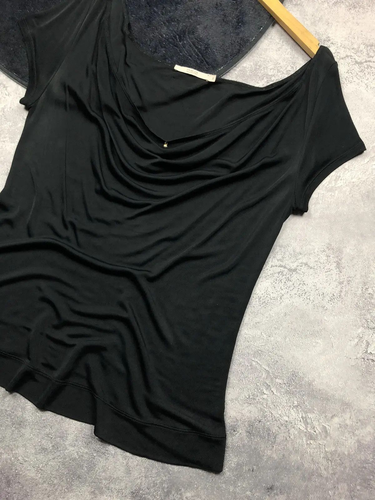 RED Valentino RED VALENTINO Vintage Avantgarde Black Shirt Dress T-shirt Size S / US 4 / IT 40 - 2 Thumbnail