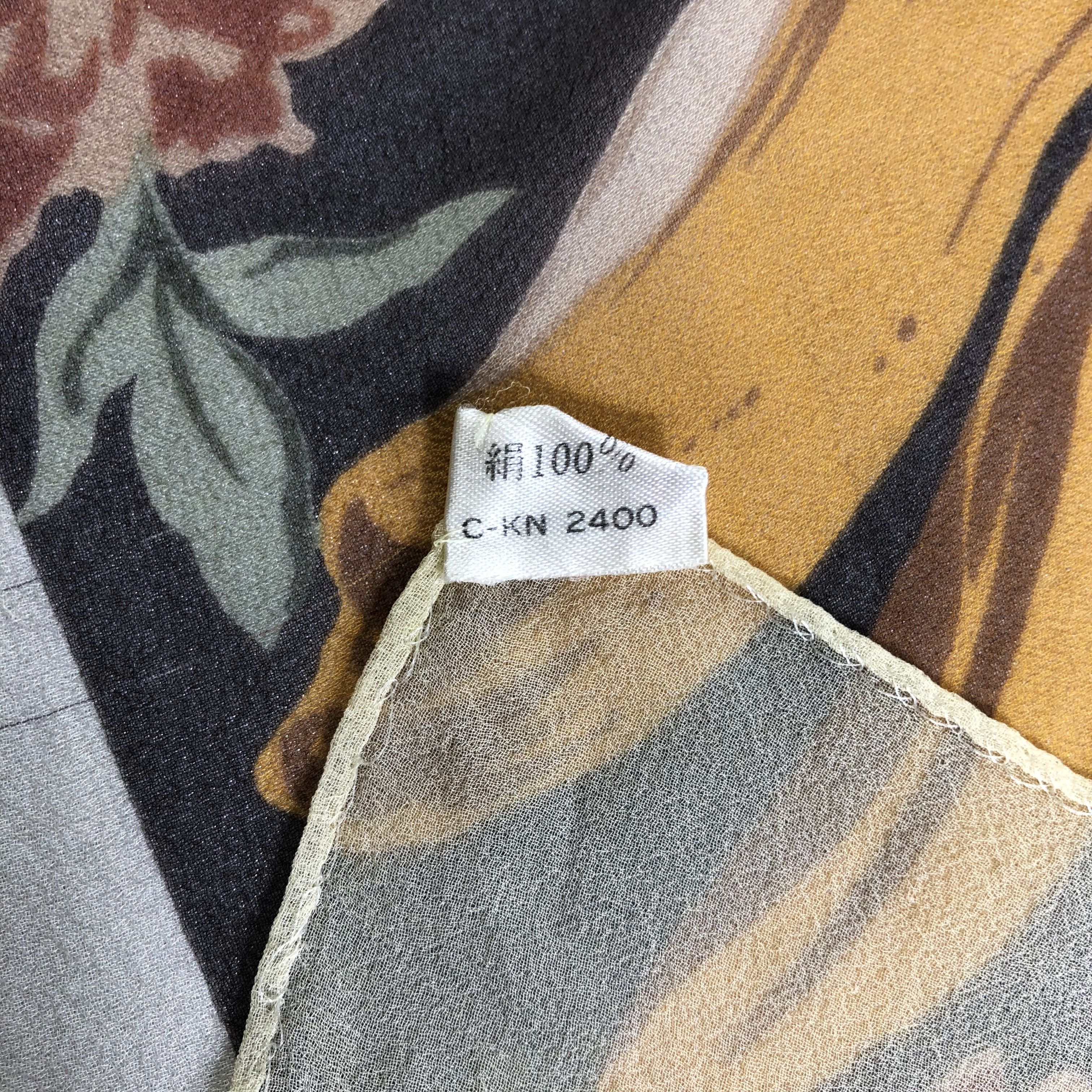 Vintage Vintage Silk Scarf Size ONE SIZE - 5 Thumbnail