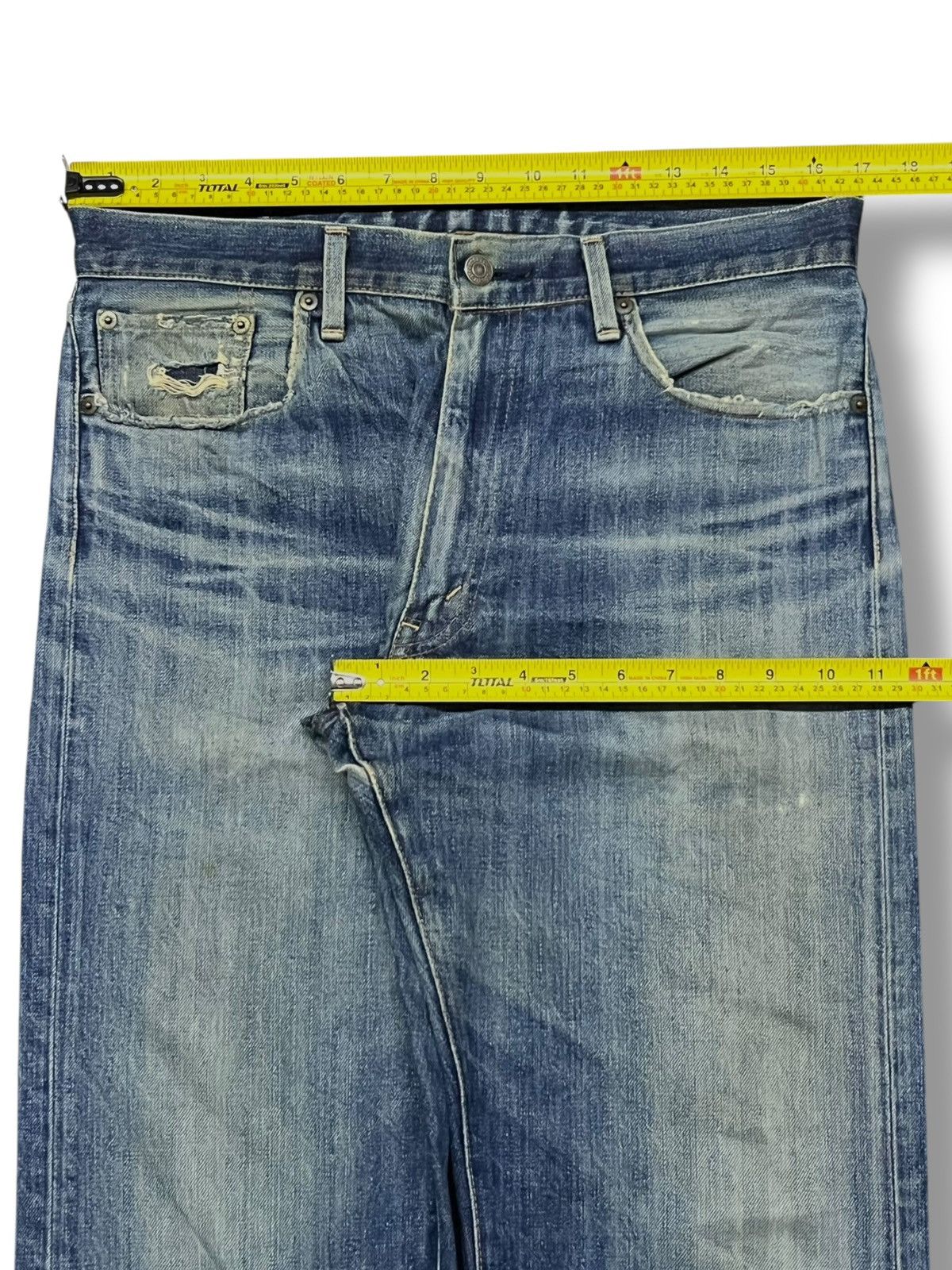Levi's Vintage 02 Levi’s 505 Japan - Faded Wash, Distressed Denim Size US 34 / EU 50 - 19 Thumbnail