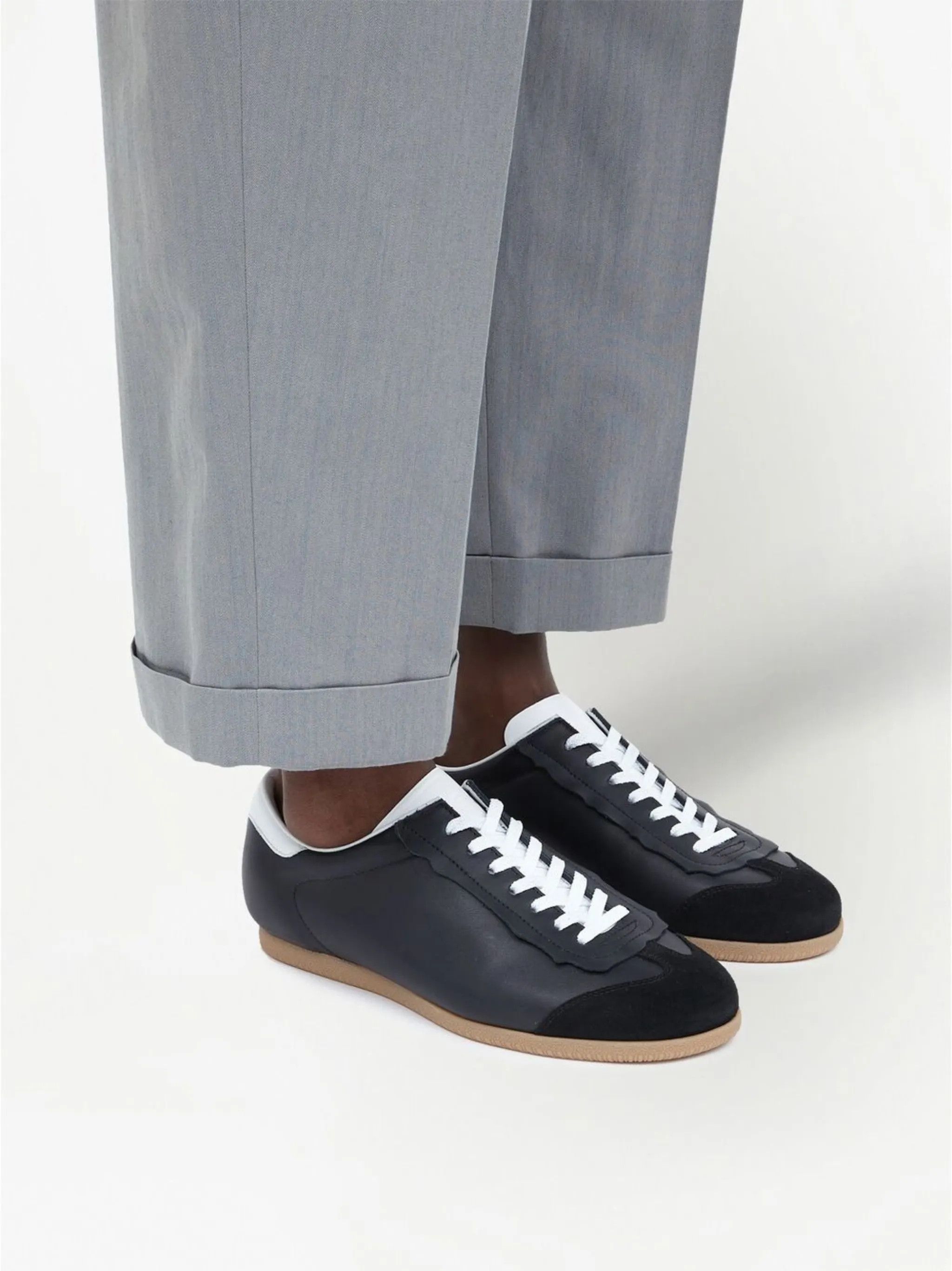 Maison Margiela o1w1db10425 Low-Top Sneakers in Black Size US 8 / EU 41 - 4 Thumbnail