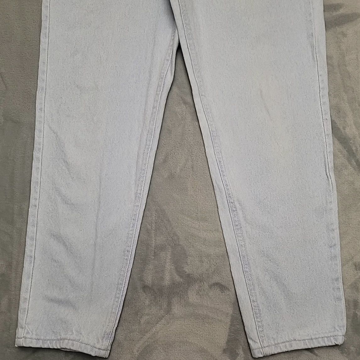 Lee VINTAGE Lee Jeans Womens 12 Medium 30x30 Blue Lightwash Denim High Rise Made in USA Casual Retro 90s Womens Jeans Size 34" / US 12 / IT 48 - 2 Thumbnail