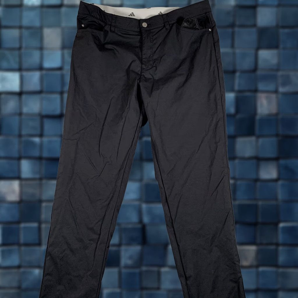 Adidas Adidas Golf Pants Mens 36x30 Black Stretch Khakis 5 Pocket Performance Size US 36 / EU 52 - 1 Thumbnail