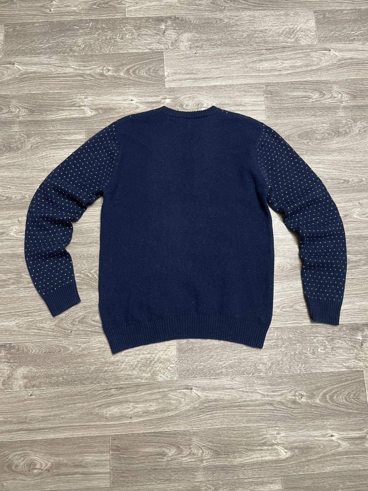 Gant GANT Wool Sweater Snow Scene Vintage Winter Knit Navy Size US XL / EU 56 / 4 - 12 Thumbnail