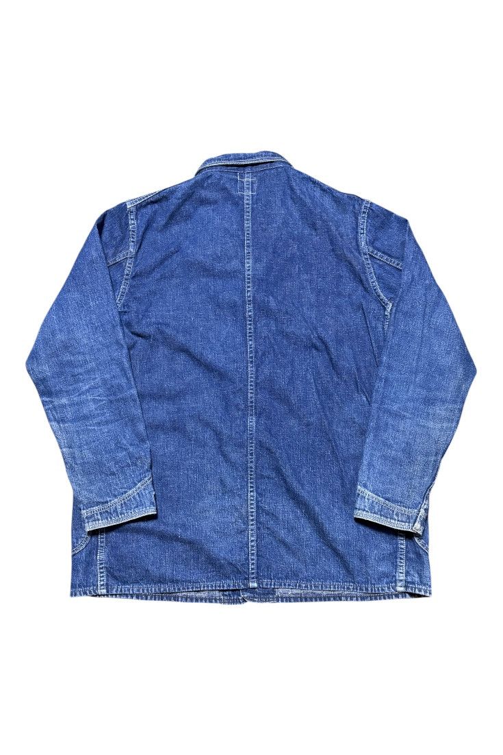 Orslow Vintage 40's ORSLOW Chore Jacket Denim Size US S / EU 44-46 / 1 - 3 Thumbnail