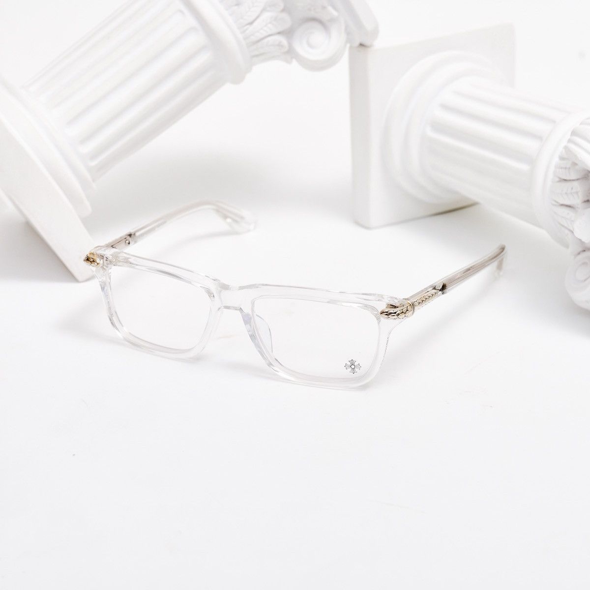 Chrome Hearts CHROME HEARTS LITTLE DINGER CRYSTAL GLASSES Size ONE SIZE - 1 Thumbnail