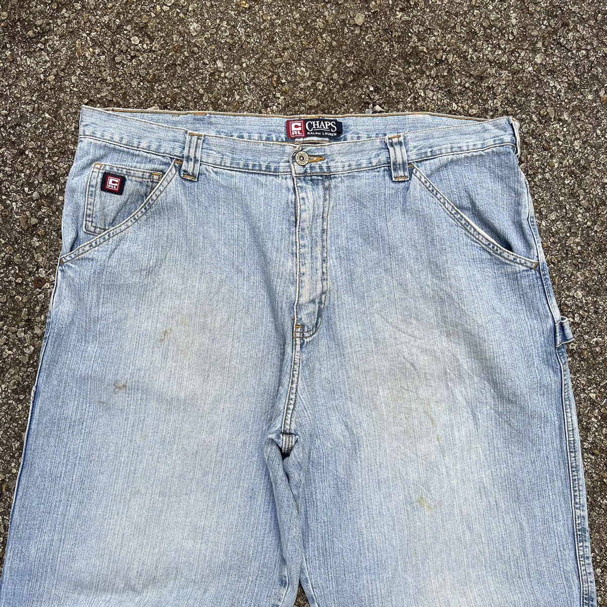 Polo Ralph Lauren × Vintage BAGGY JEANS POLO RALPH LAUREN CARPENTER DENIM SKATER JNCO Size US 38 / EU 54 - 4 Thumbnail