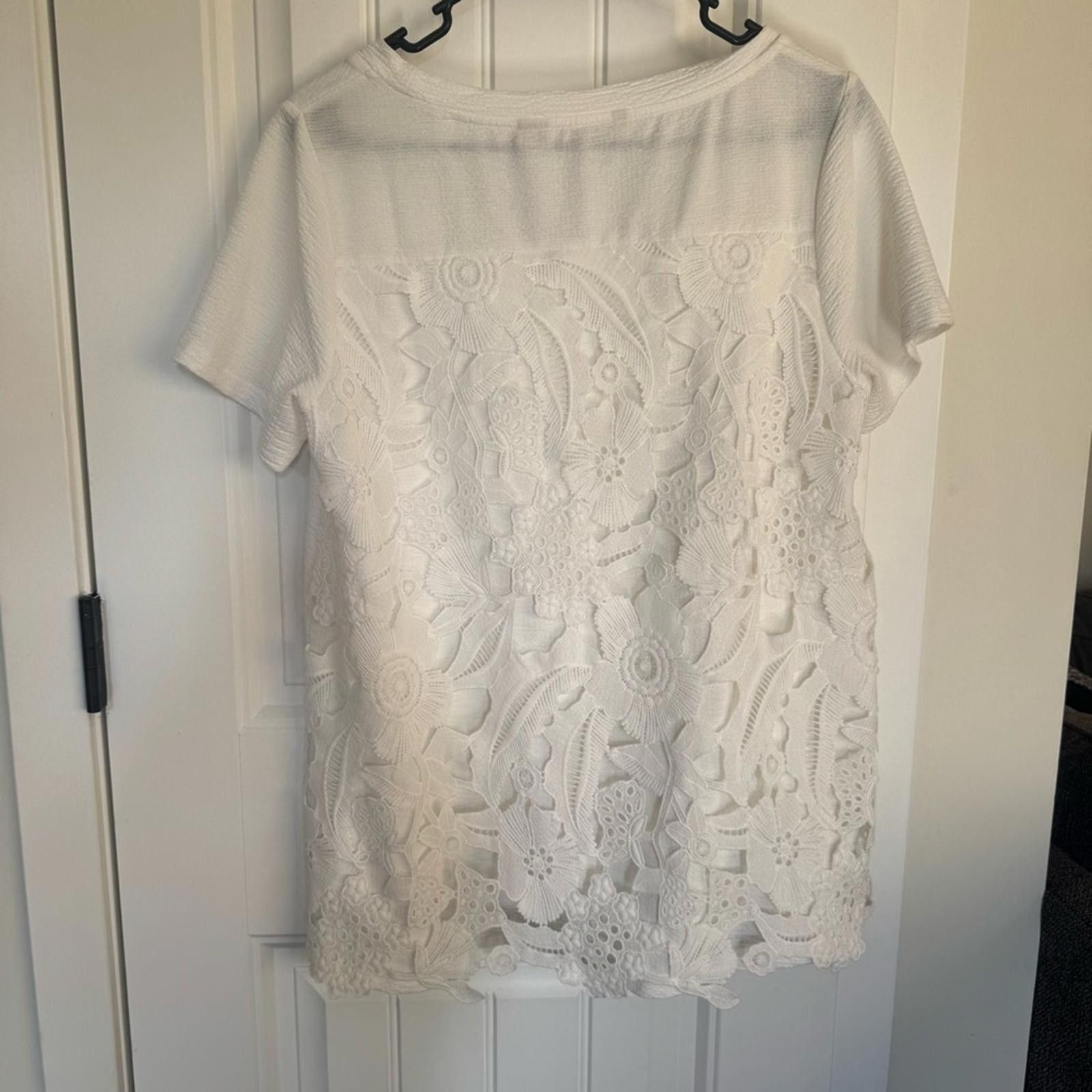 Other Soft Surroundings Crochet Large Top Size M / US 6-8 / IT 42-44 - 2 Thumbnail