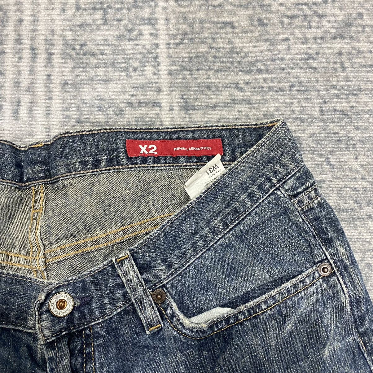 Hysteric Glamour × Le Grande Bleu (L.G.B.) Super Flare☠️ X2 Bootcut Jeans Ripped Vintage Cowboy Punk 90s Size US 34 / EU 50 - 6 Thumbnail