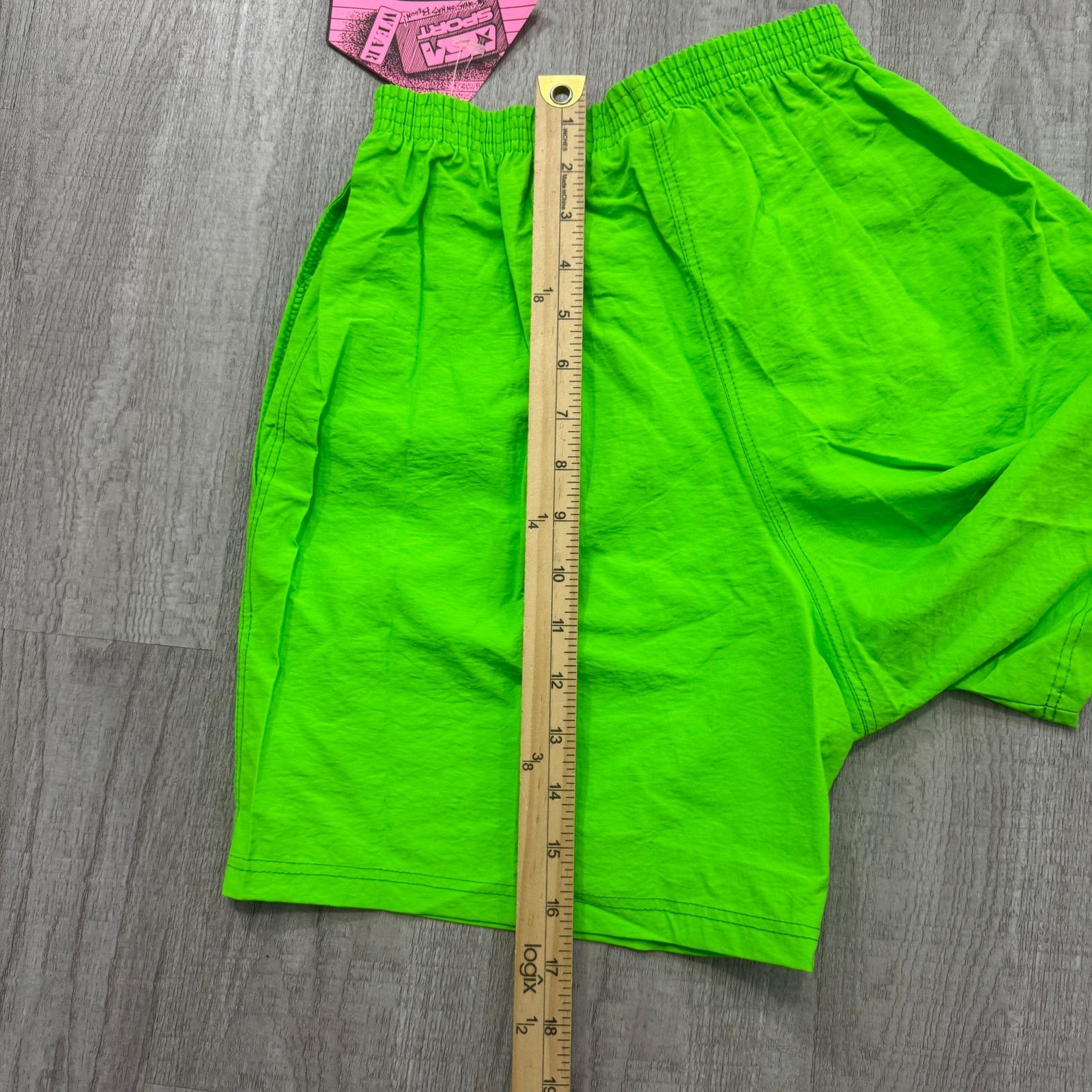 Vintage NEW Vintage USA Sport Surf Shorts Mens Small Green 80s Size US 26 / EU 42 - 11 Thumbnail
