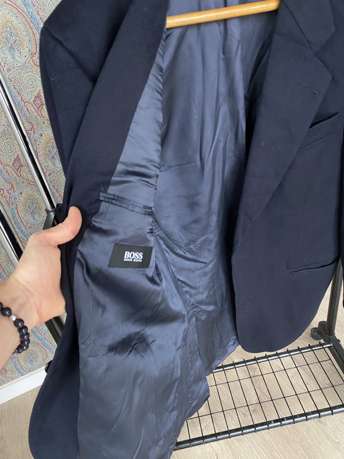 Hugo Boss Vintage BOSS Blazer in Loro Piana Wool Size 40L - 3 Thumbnail