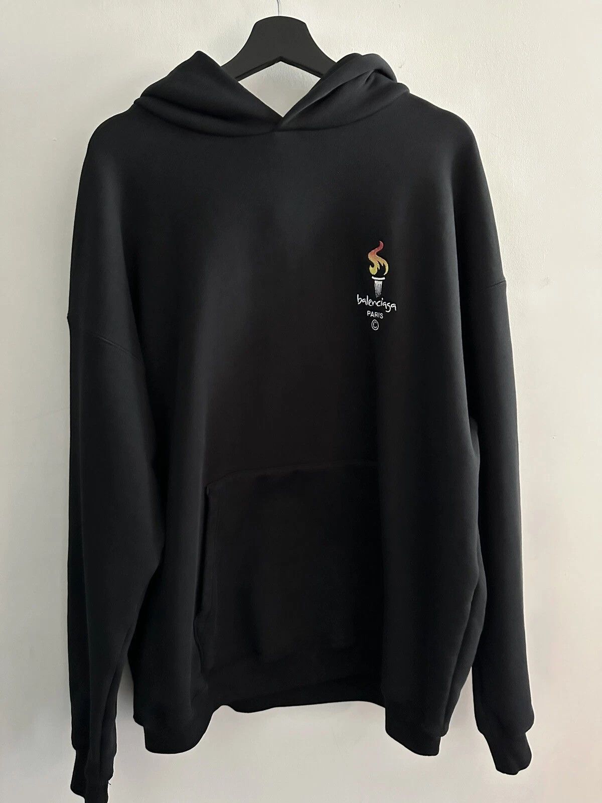 Balenciaga Olympic Torch Logo Hoodie