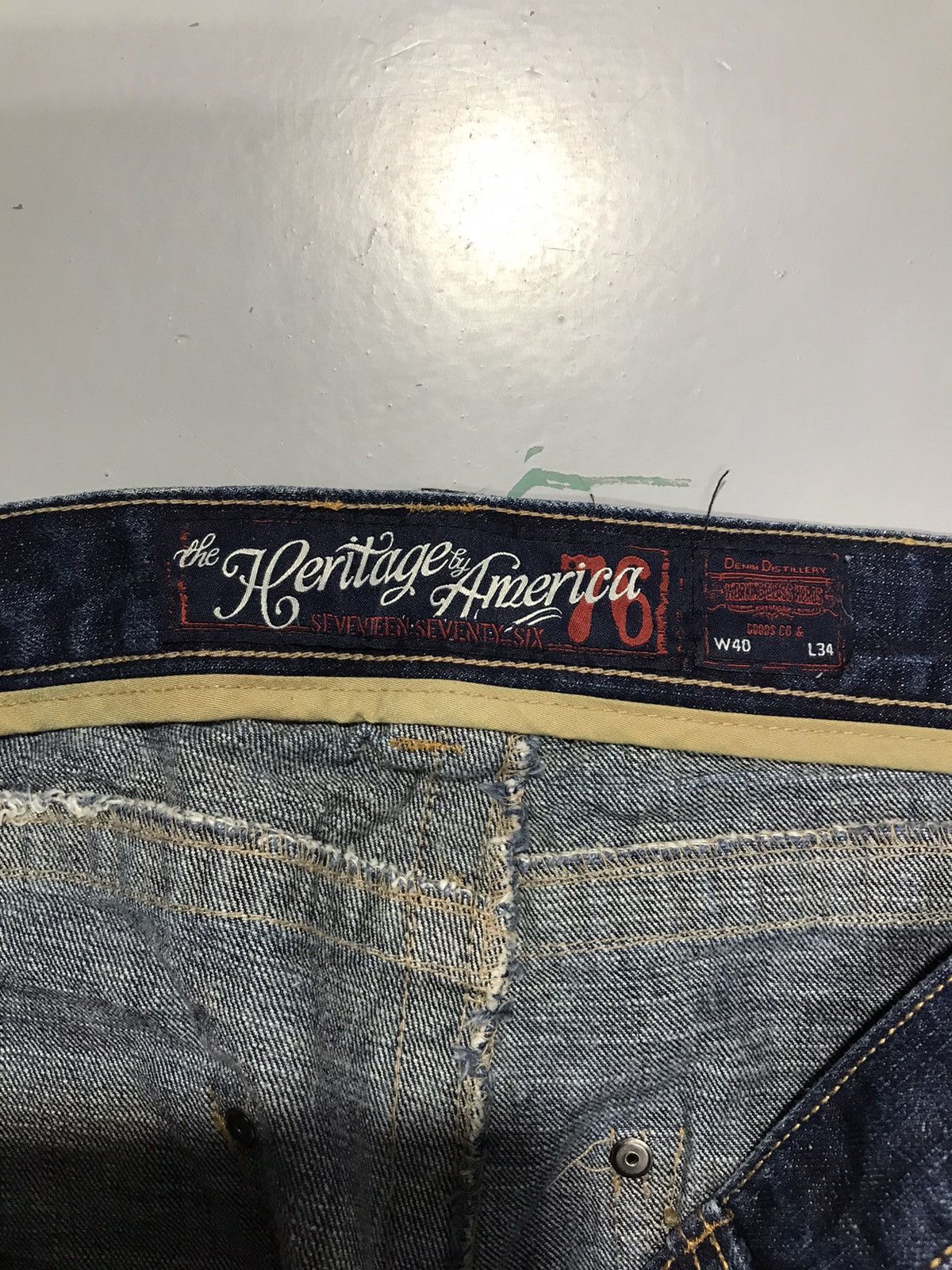 JNCO Vintage heritage america embroidered denim Size US 42 / EU 58 - 7 Thumbnail