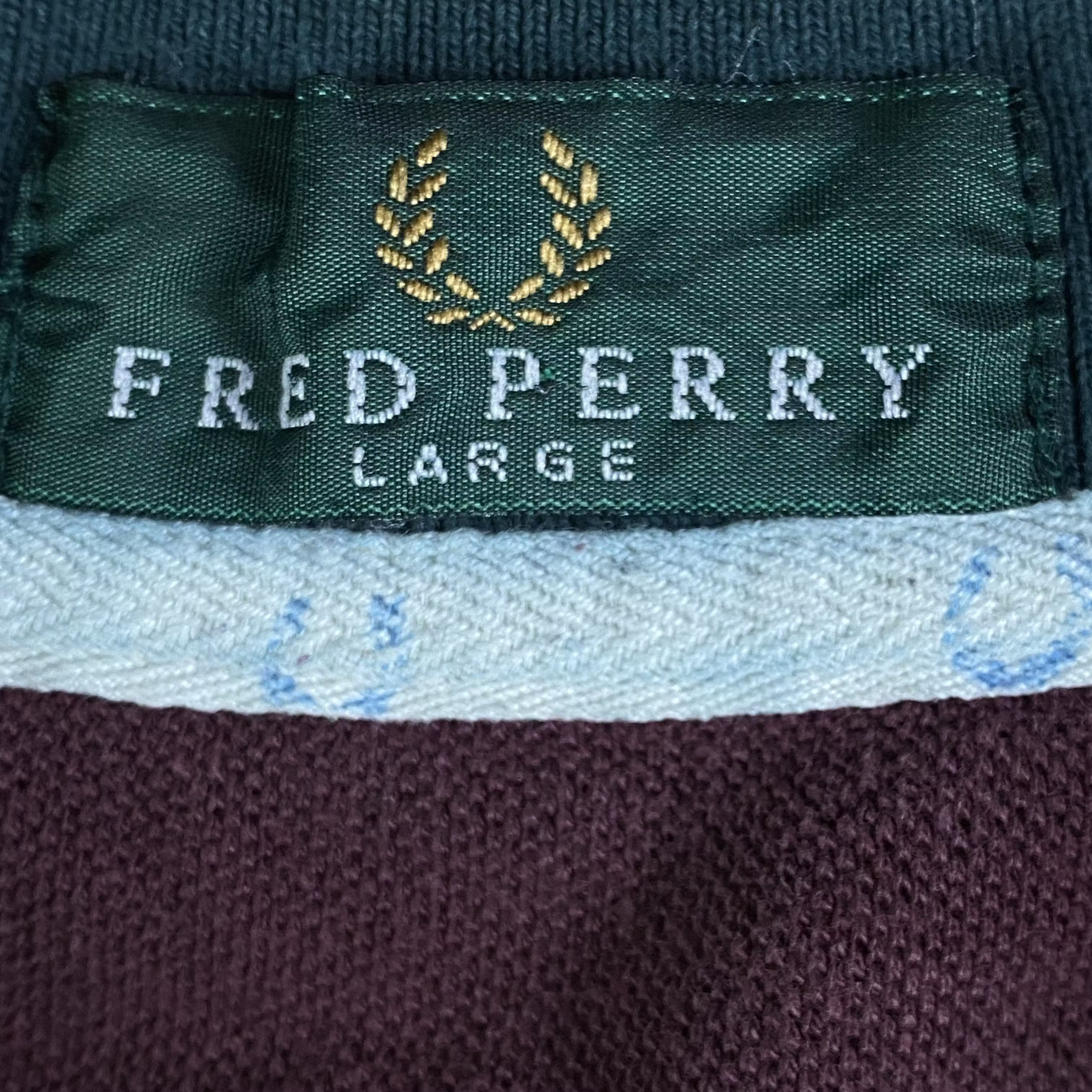 Fred Perry Mens Rugby Sweatshirt Fred Perry Vintage Size L Size US L / EU 52-54 / 3 - 5 Thumbnail