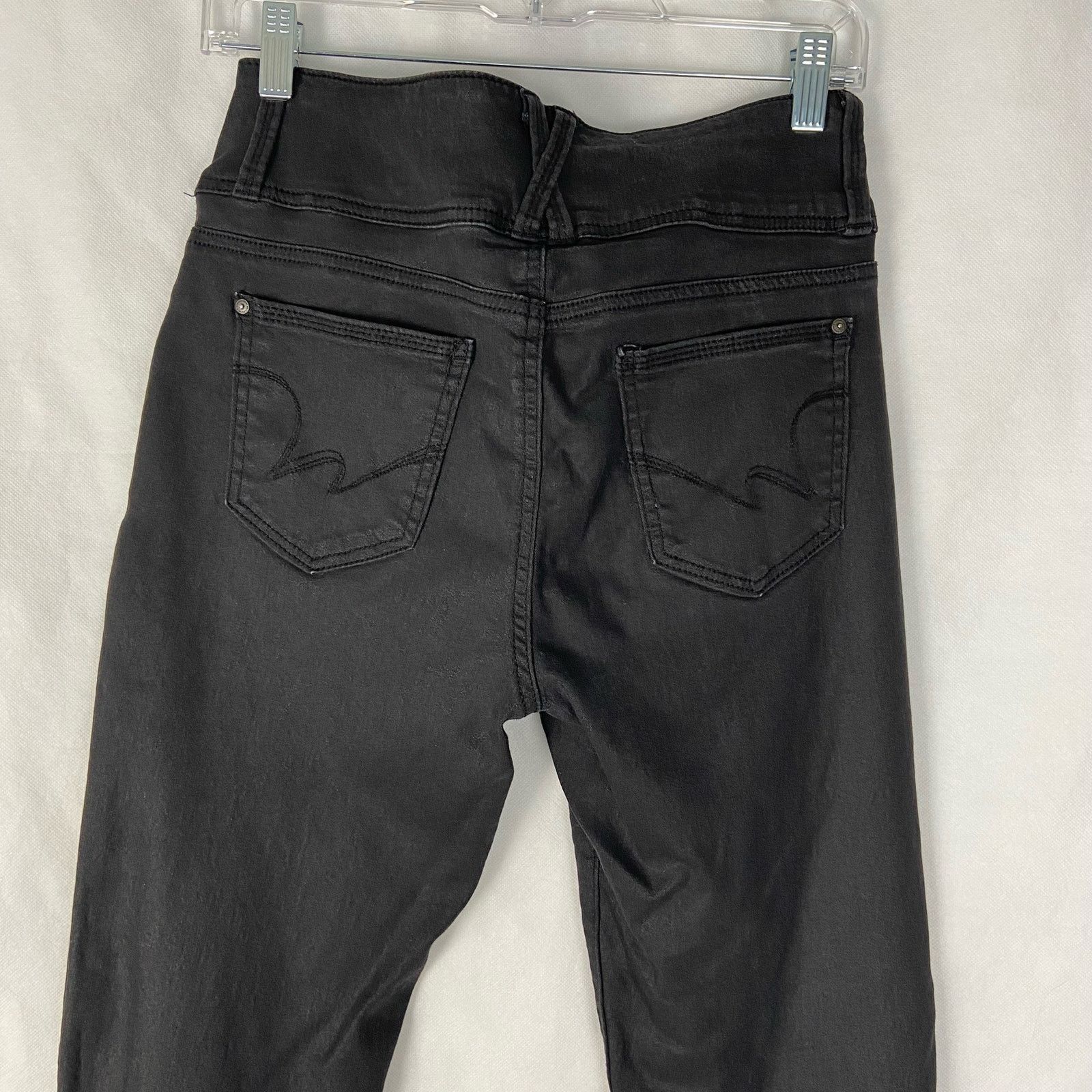 Other Wallflower Shimmer Black Jeans Size 11 Size 30" / US 8 / IT 44 - 4 Thumbnail