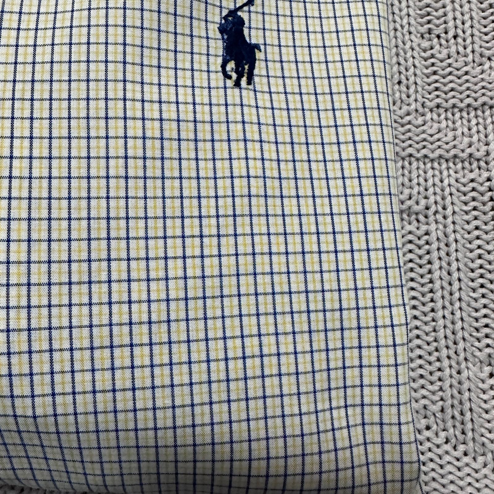 Polo Ralph Lauren Polo Ralph Lauren yellow blue plaid Andrew button down Size US L / EU 52-54 / 3 - 4 Thumbnail