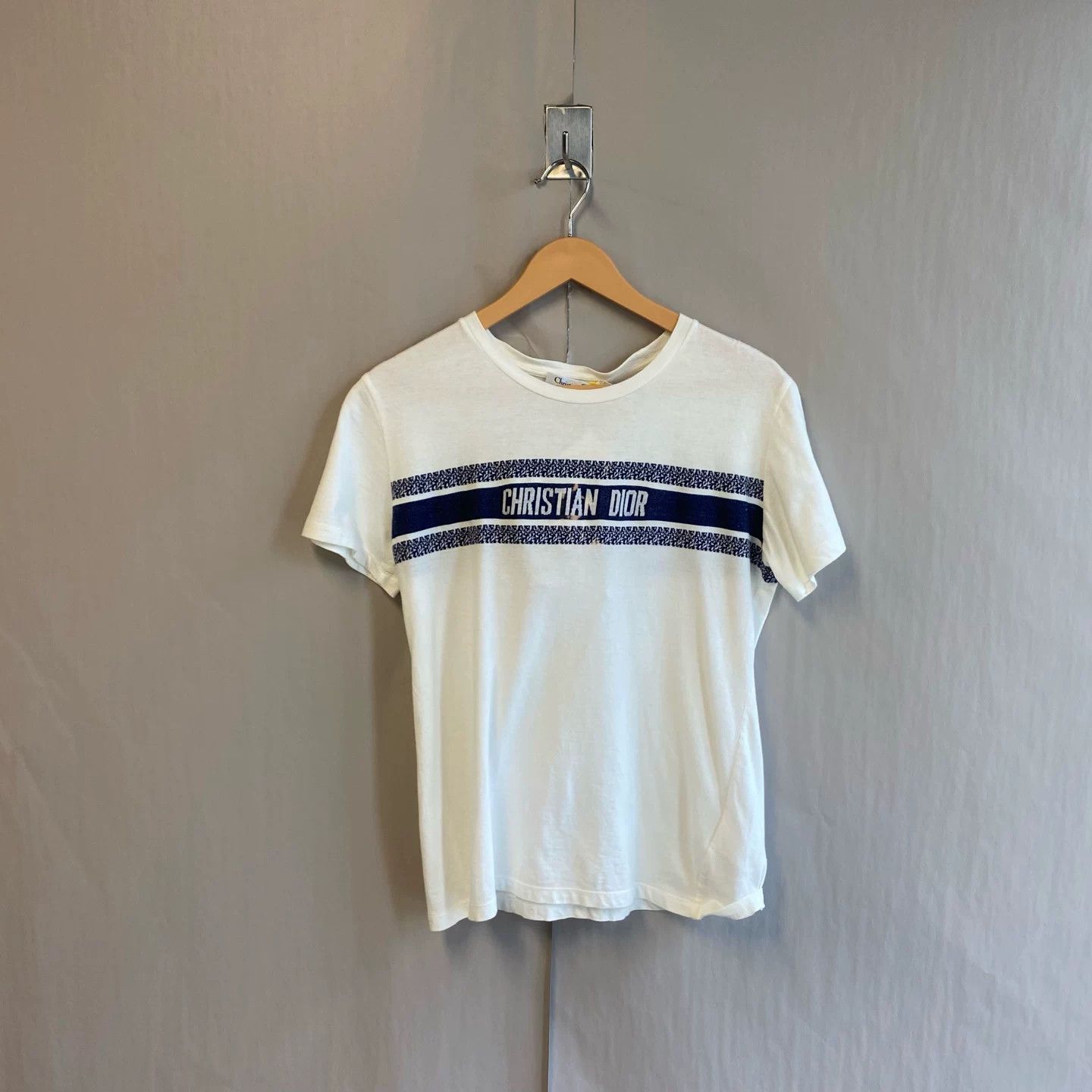 Dior Dior Embroidered Letter Slogan Short Sleeve Size US M / EU 48-50 / 2 - 1 Thumbnail
