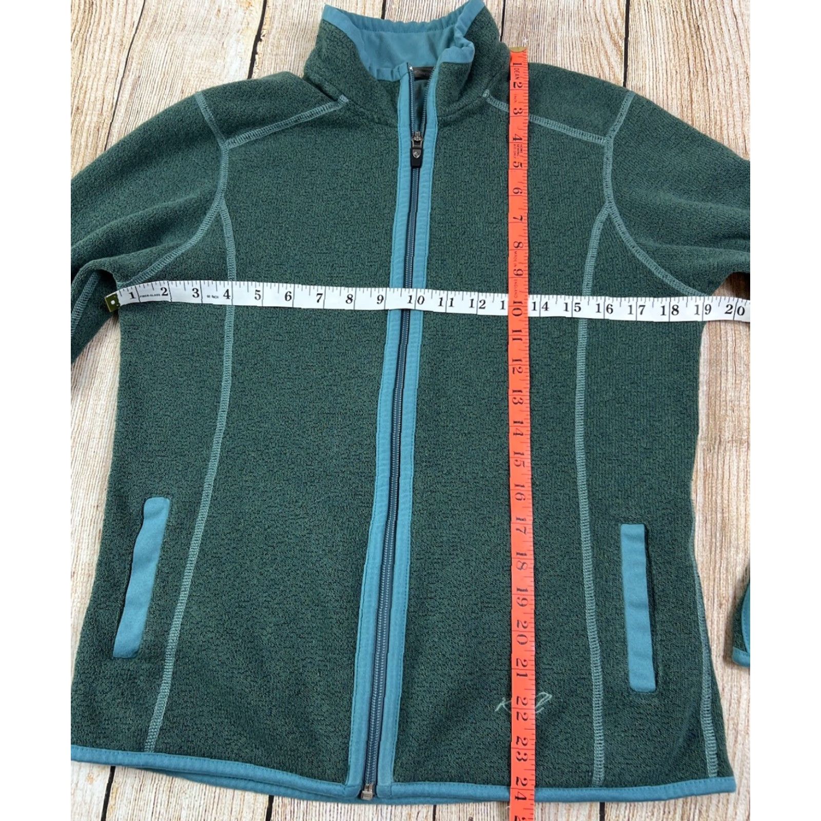Vintage Kuhl Jacket Fleece Full Zip Women Size S Green Outdoor Size S / US 4 / IT 40 - 3 Thumbnail