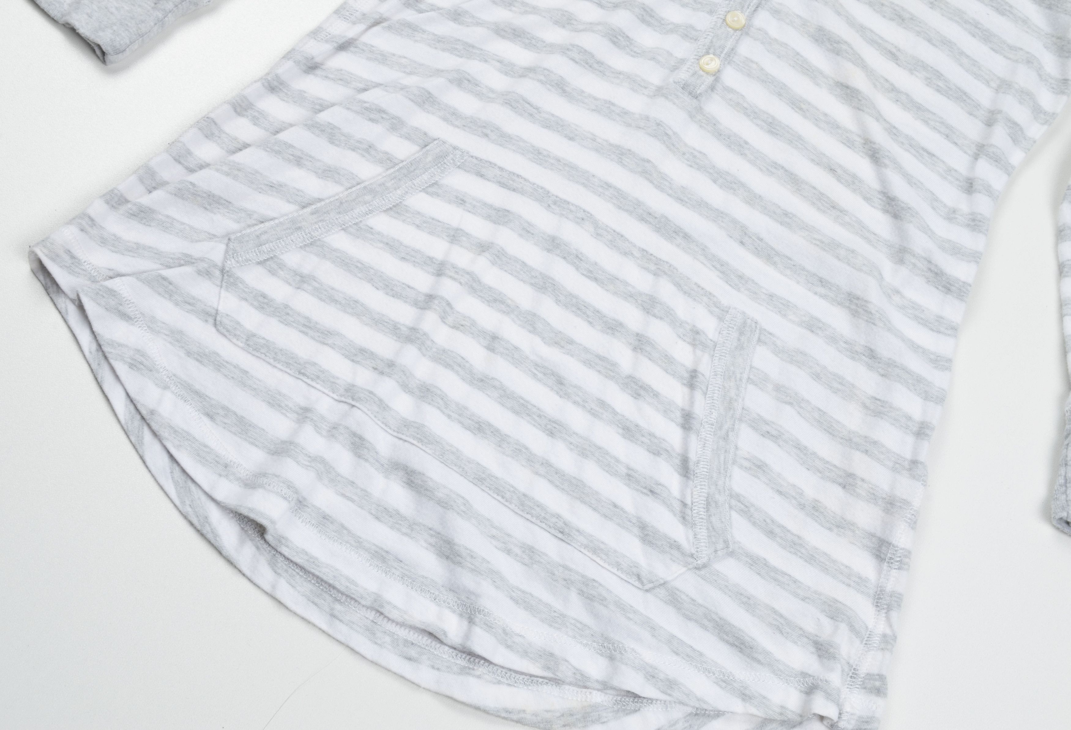 Abercrombie & Fitch Vintage Abercrombie & Fitch Y2K Hooded Striped Baby Doll Top Size XS / US 0-2 / IT 36-38 - 7 Thumbnail