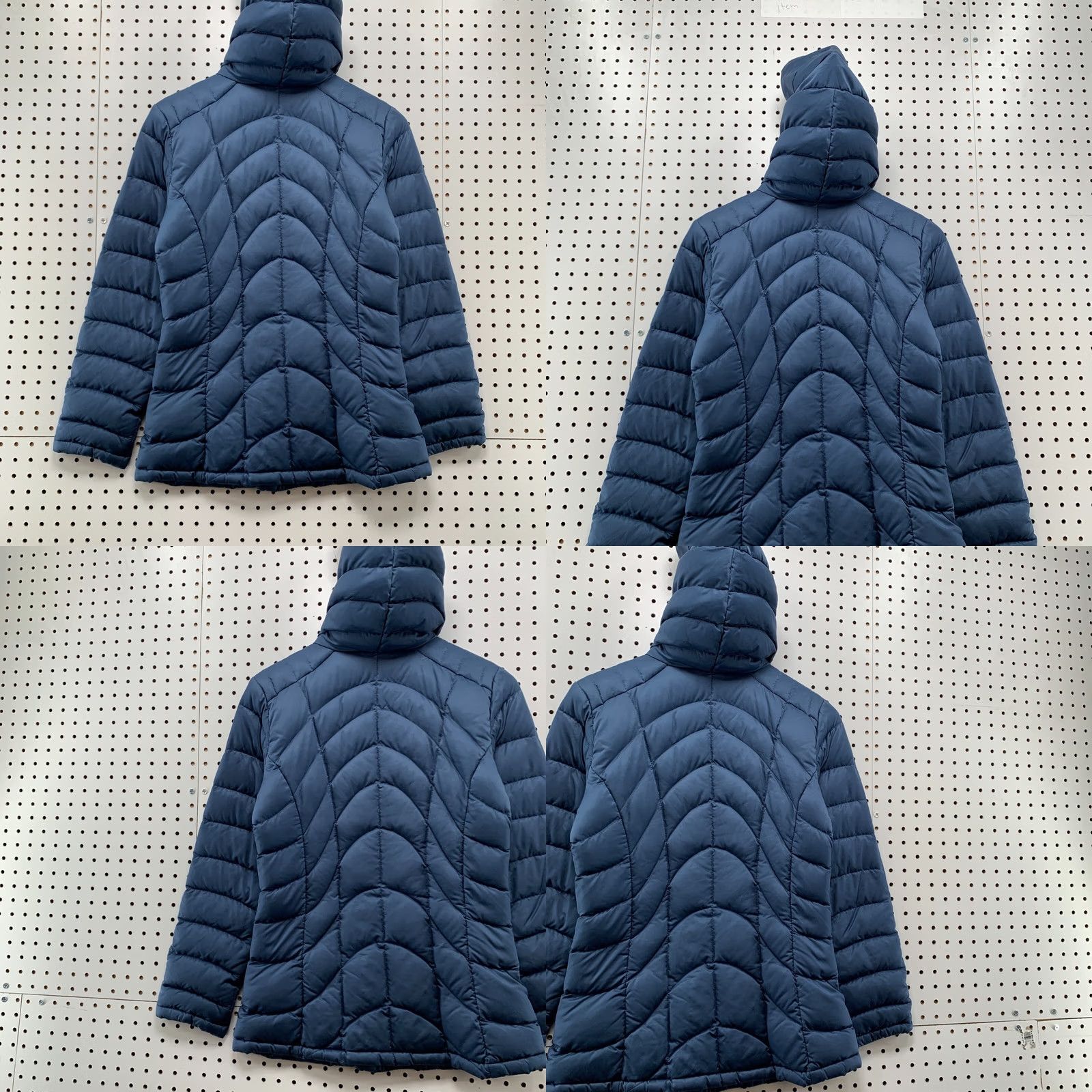Patagonia Patagonia Down Puffer Jacket Womens XS Downtown Loft Blue Hooded Coat Size XS / US 0-2 / IT 36-38 - 9 Thumbnail