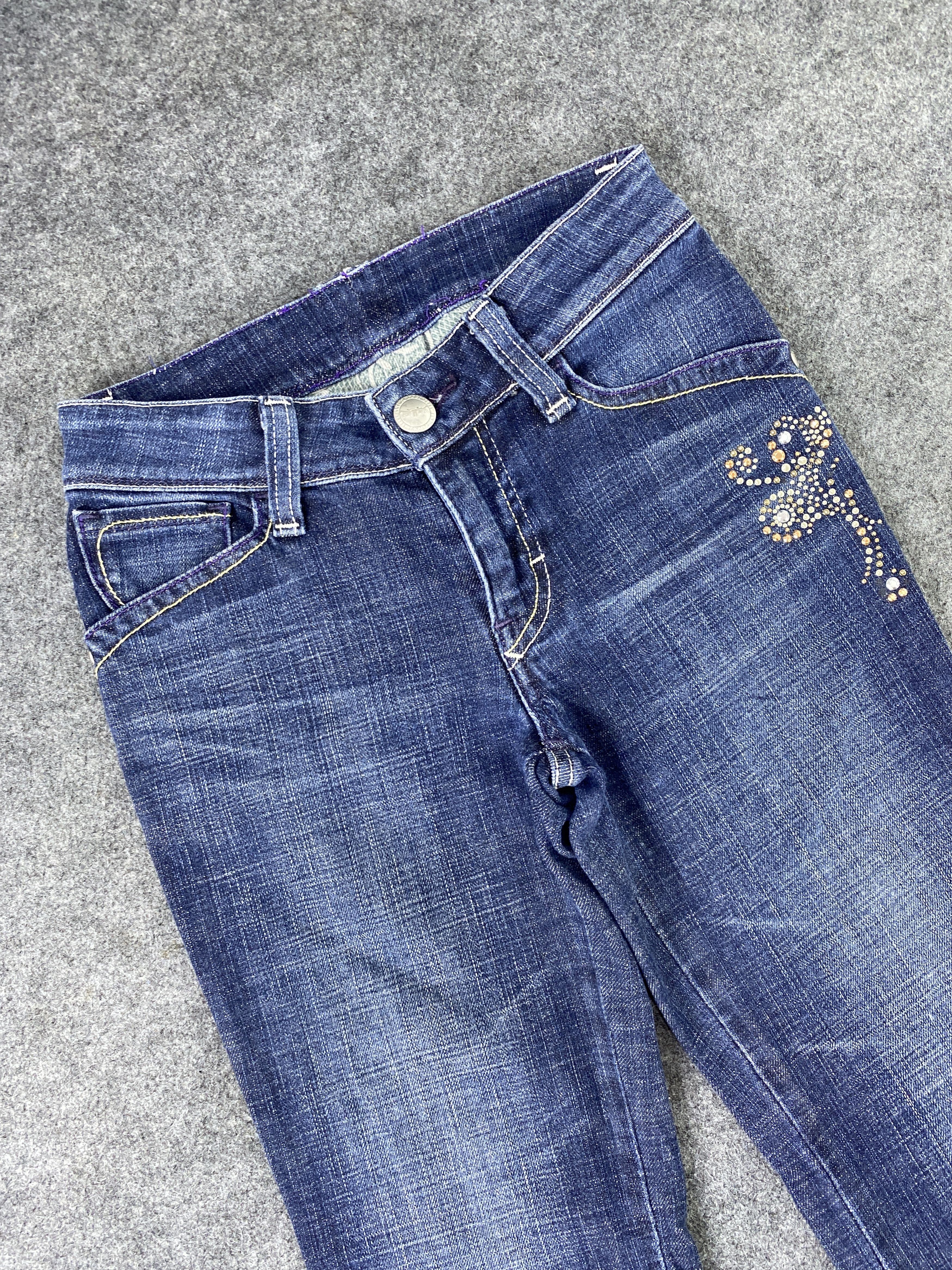 Levi's Vintage Levi's Blue Wash Flare Jeans - J1065 Size 25" / US 0 / IT 36 - 5 Thumbnail