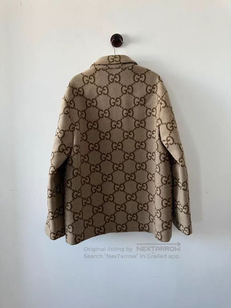 Gucci Gucci Full-printed woollen coat Size US S / EU 44-46 / 1 - 2 Thumbnail