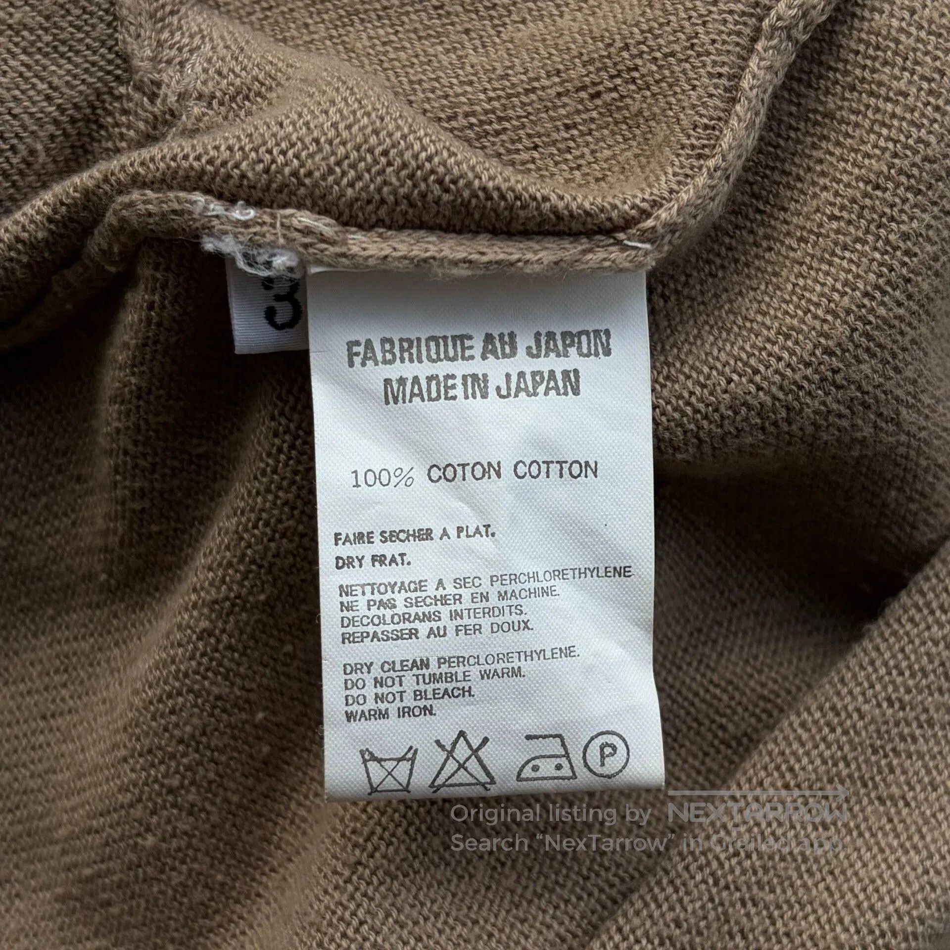 Yohji Yamamoto beige zip. Size US M / EU 48-50 / 2 - 5 Thumbnail