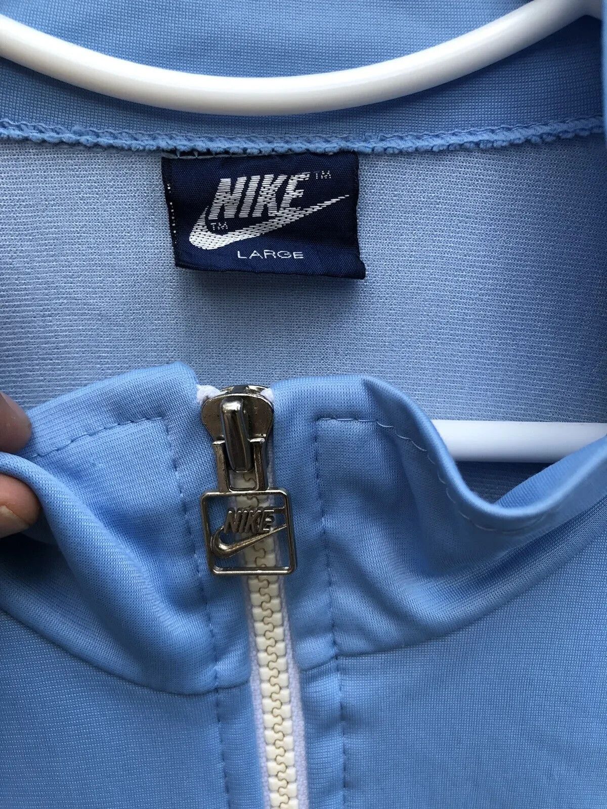 Nike VINTAGE NIKE TRACK JACKET RARE 1980s MADE IN DENMARK TOP Size US L / EU 52-54 / 3 - 9 Thumbnail
