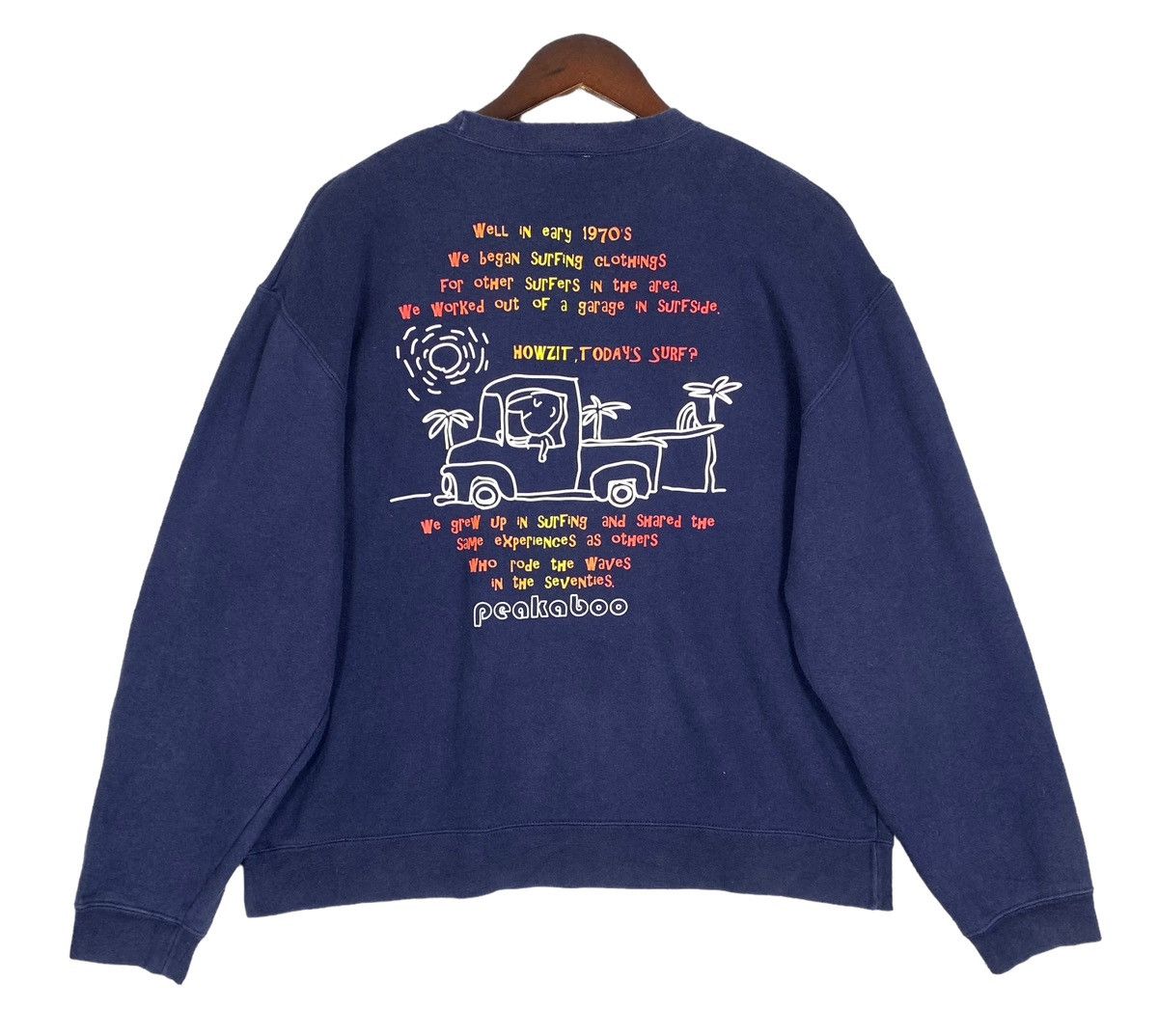 Other Vintage Pekaboo Surfstyle Streetwear Crewneck Sweatshirt Size US M / EU 48-50 / 2 - 1 Thumbnail